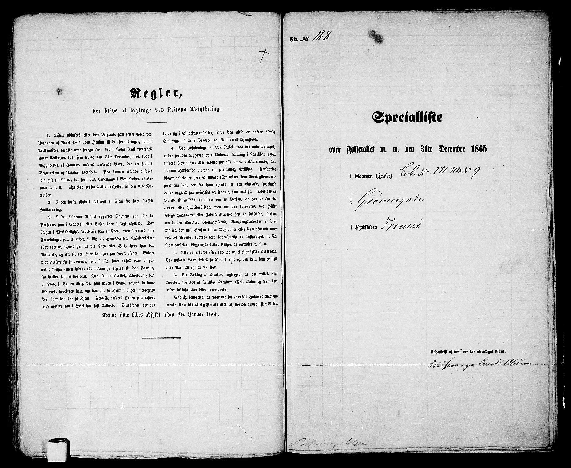 RA, 1865 census for Tromsø, 1865, p. 388