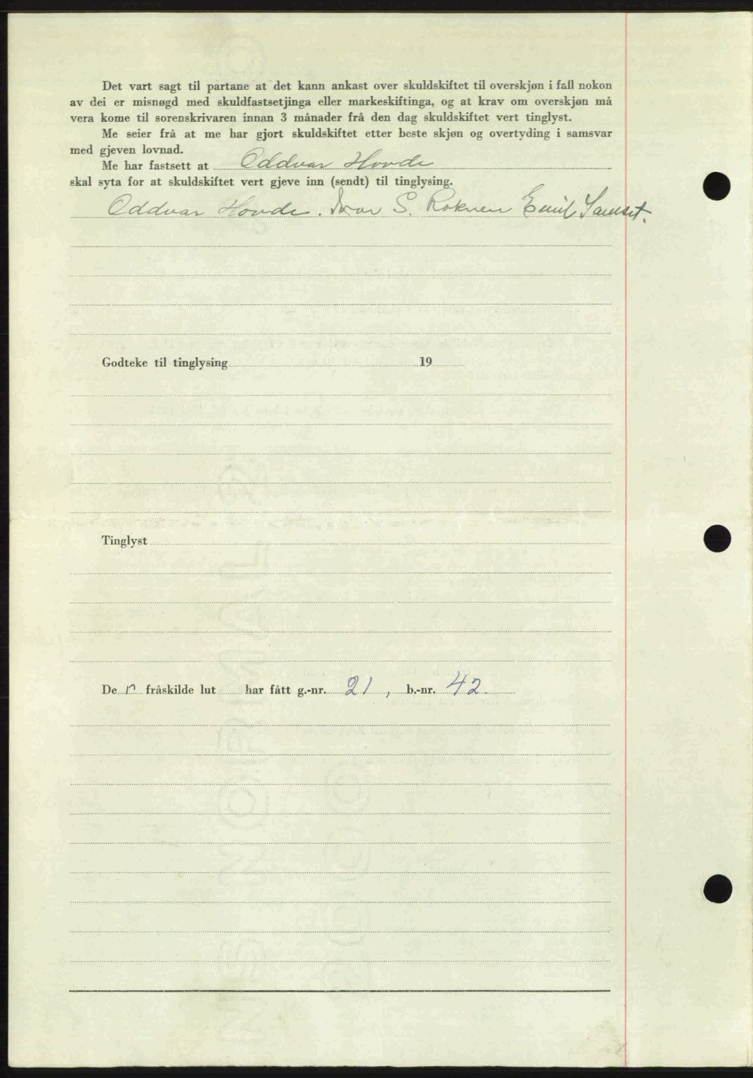 Romsdal sorenskriveri, AV/SAT-A-4149/1/2/2C: Mortgage book no. A28, 1948-1949, Diary no: : 60/1949