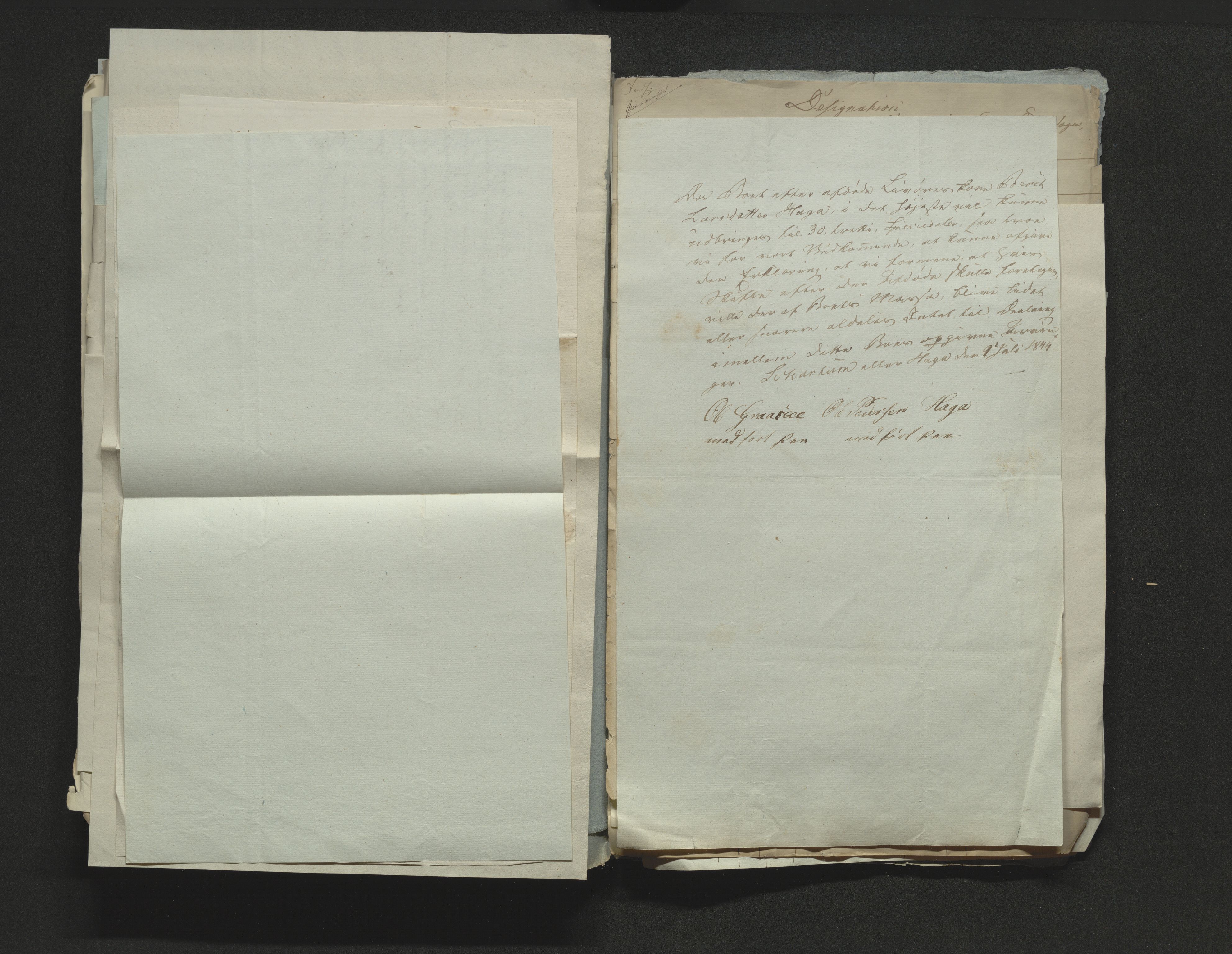 Eiker, Modum og Sigdal sorenskriveri, AV/SAKO-A-123/H/Ha/Hab/L0006: Dødsfallsmeldinger, 1841-1845