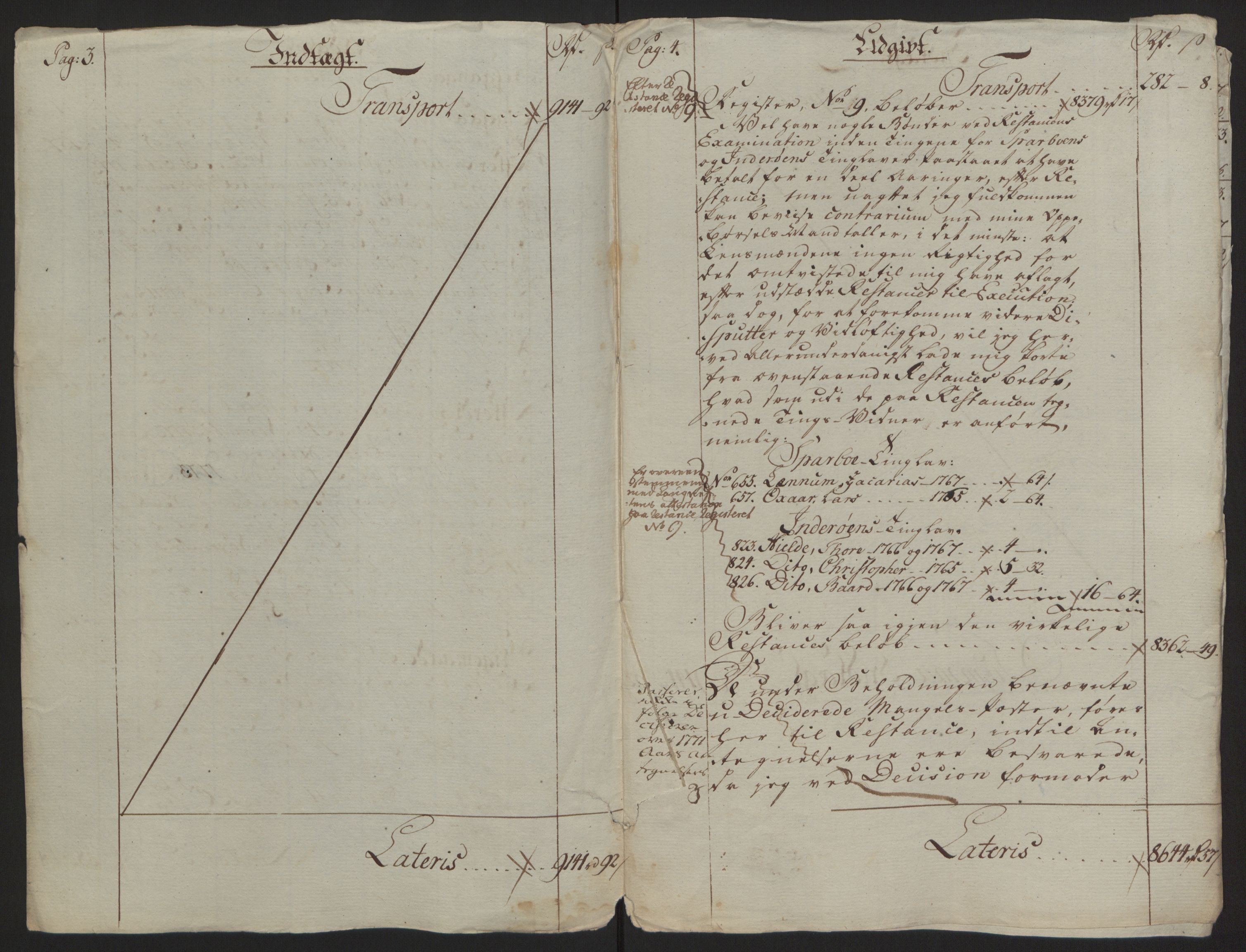 Rentekammeret inntil 1814, Reviderte regnskaper, Fogderegnskap, RA/EA-4092/R63/L4420: Ekstraskatten Inderøy, 1762-1772, p. 481