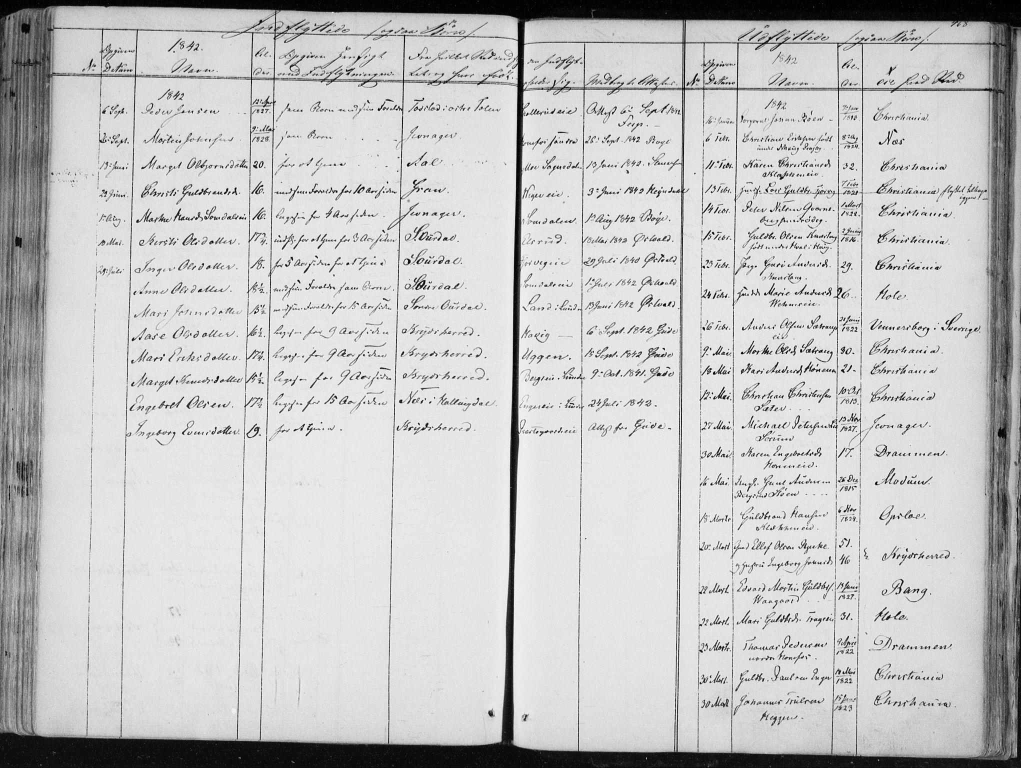 Norderhov kirkebøker, SAKO/A-237/F/Fa/L0010: Parish register (official) no. 10, 1837-1847, p. 468