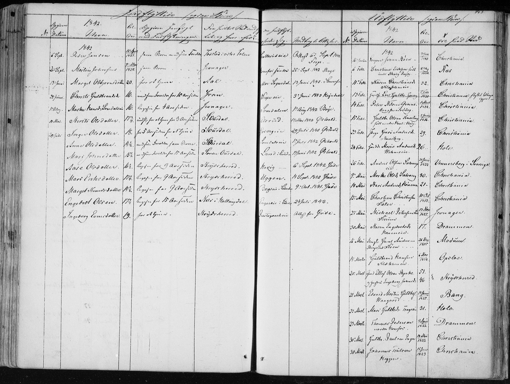 Norderhov kirkebøker, AV/SAKO-A-237/F/Fa/L0010: Parish register (official) no. 10, 1837-1847, p. 468