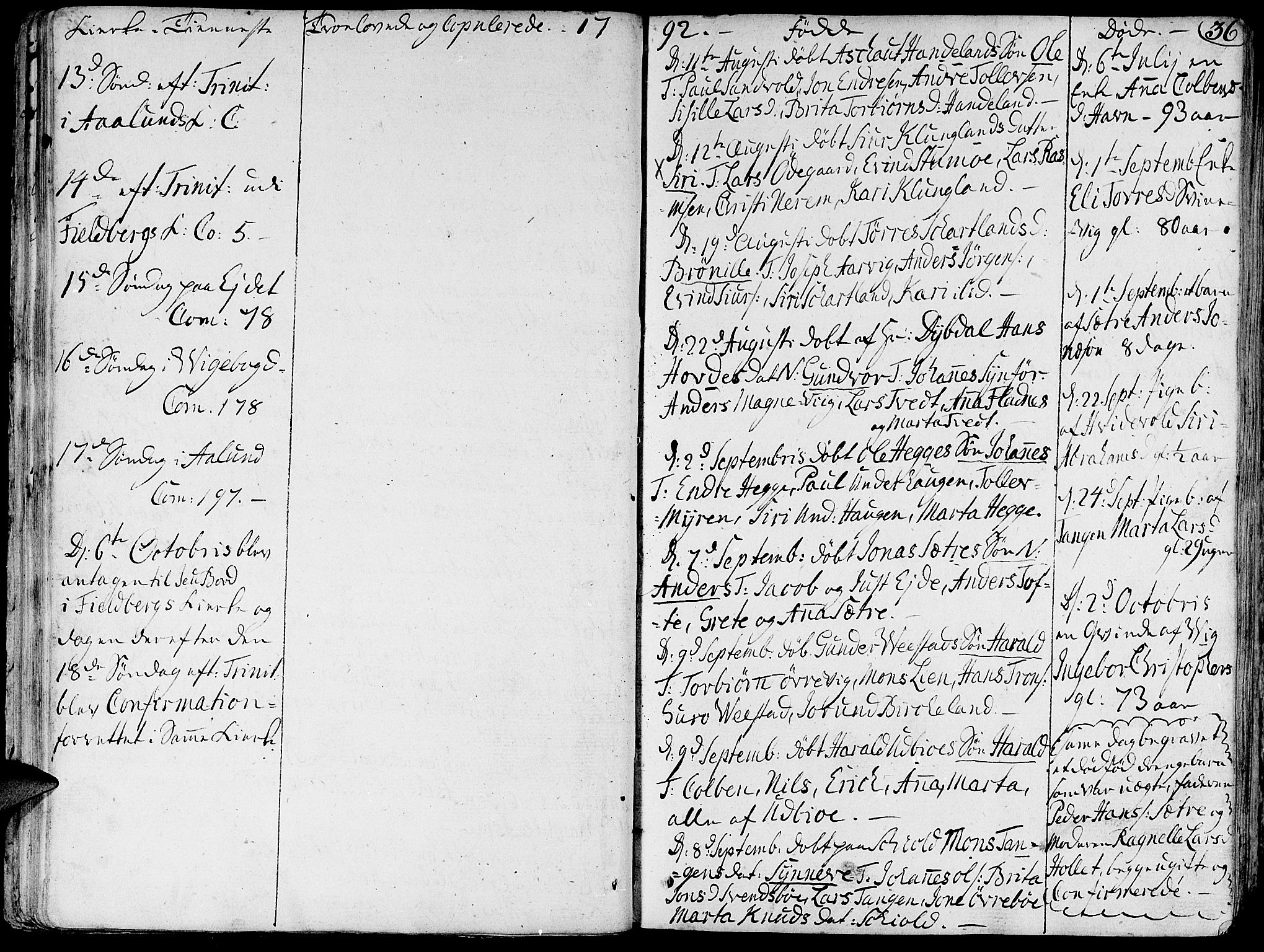 Fjelberg sokneprestembete, SAB/A-75201/H/Haa: Parish register (official) no. A 3, 1788-1815, p. 36