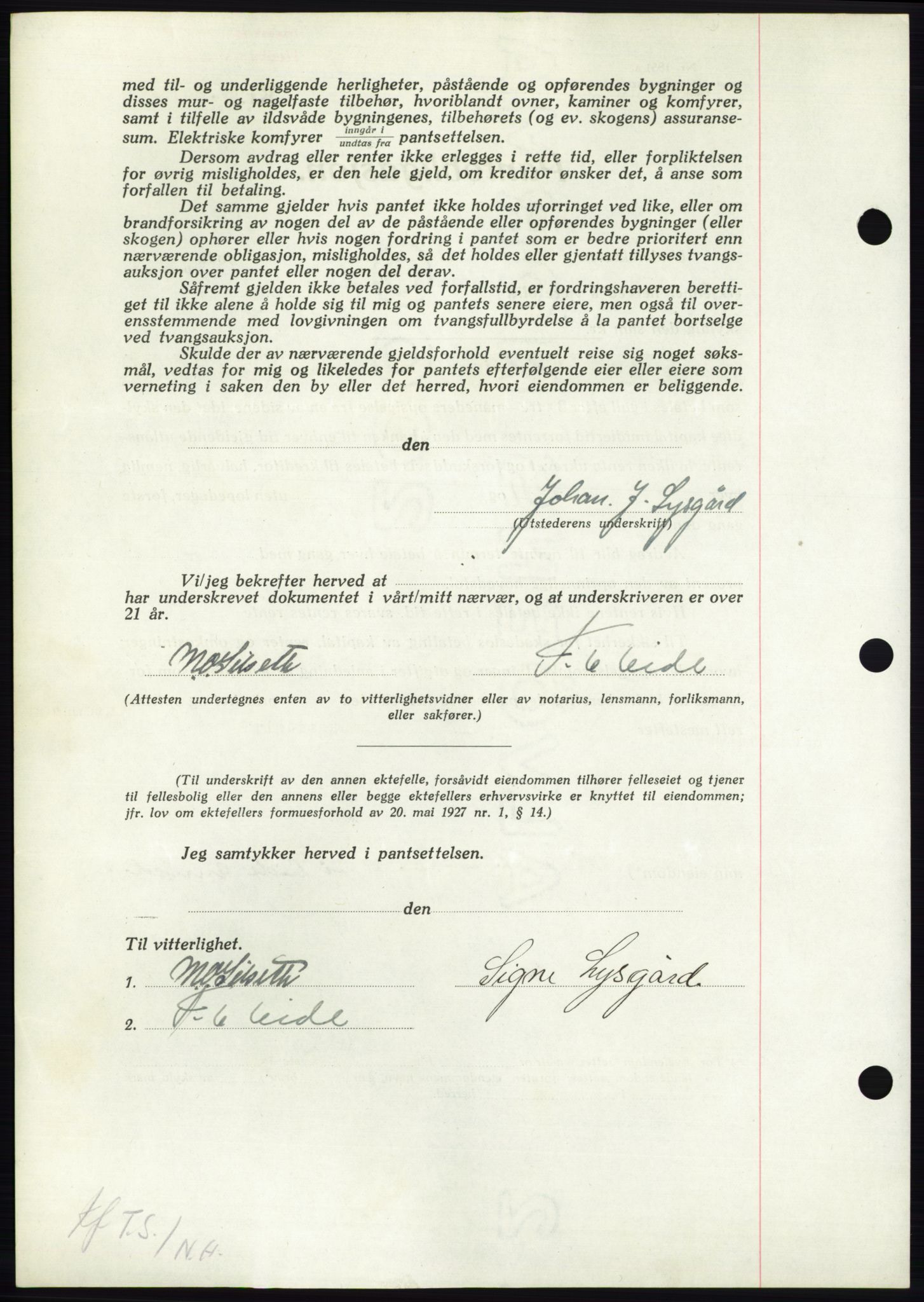 Nordmøre sorenskriveri, AV/SAT-A-4132/1/2/2Ca: Mortgage book no. B97, 1947-1948, Diary no: : 2600/1947