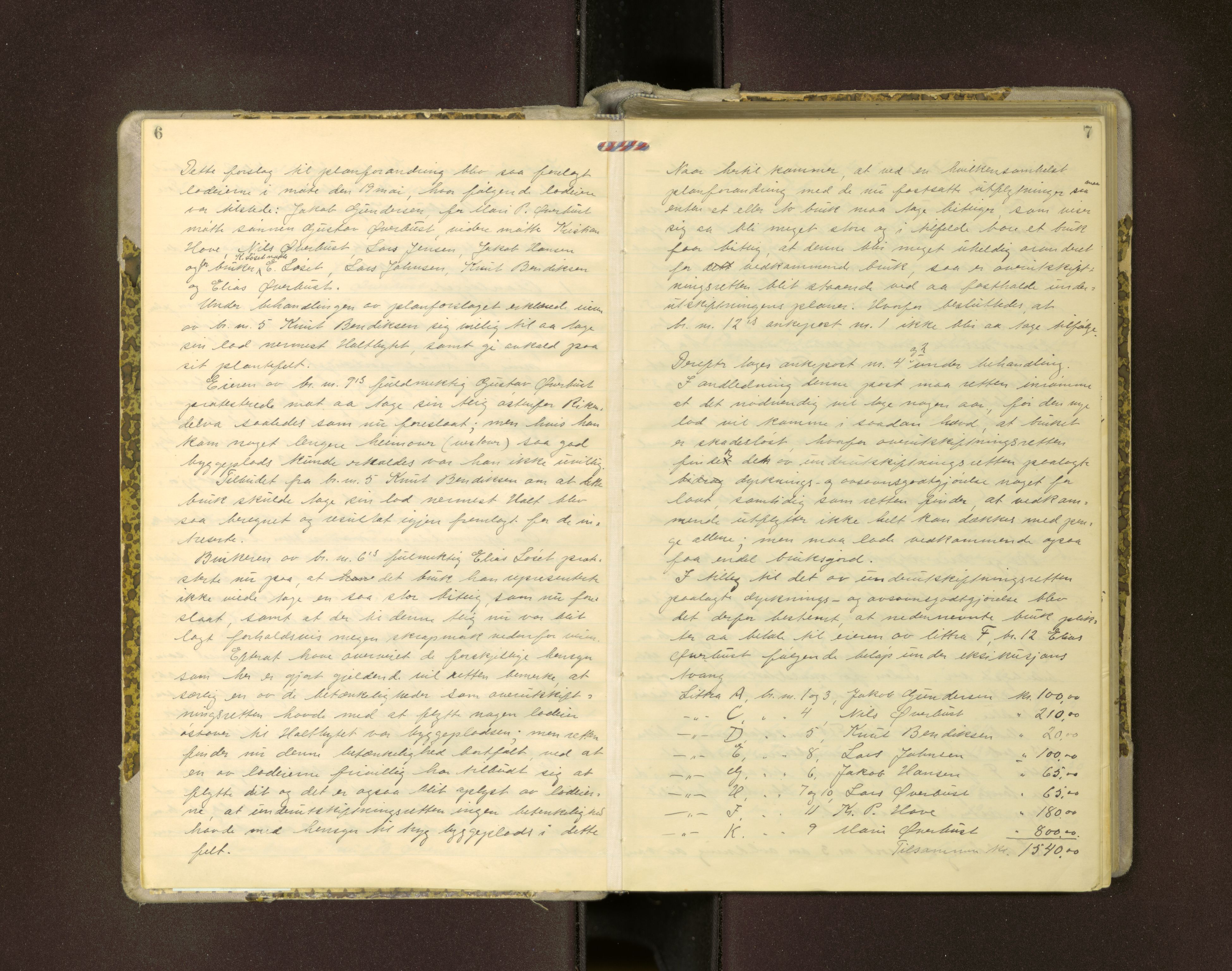 Møre og Romsdal jordskifteoverdommer, AV/SAT-A-4512/F/L0001/0001: -- / Forhandlingsprotokoll B I.1 - Søre Sunnmøre, 1926-1959