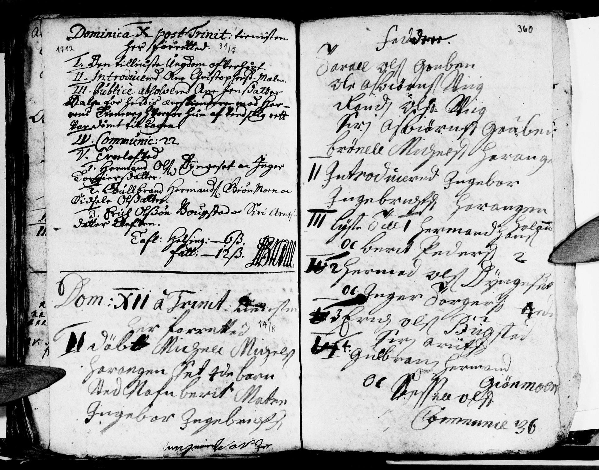 Ministerialprotokoller, klokkerbøker og fødselsregistre - Nordland, AV/SAT-A-1459/812/L0172: Parish register (official) no. 812A01, 1677-1718, p. 360