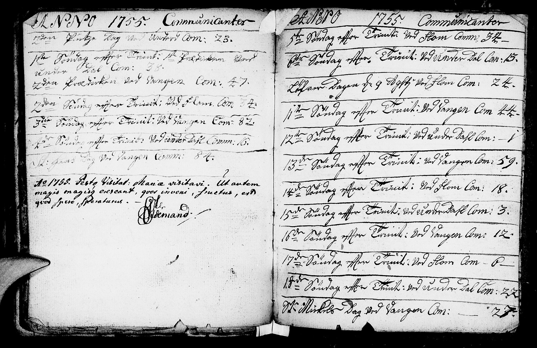 Aurland sokneprestembete, SAB/A-99937/H/Ha/Haa/L0003: Parish register (official) no. A 3, 1735-1761, p. 212