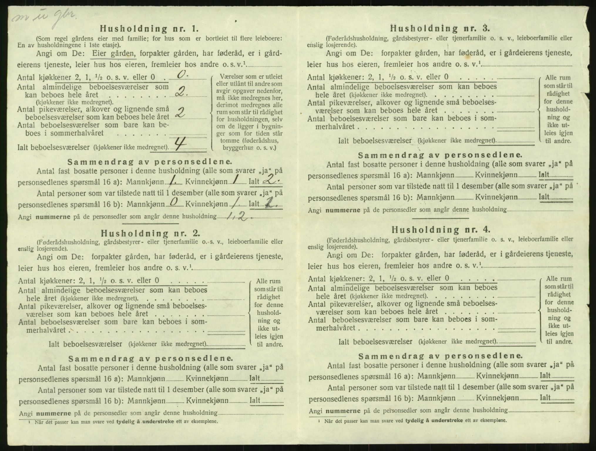 SAT, 1920 census for Surnadal, 1920, p. 294