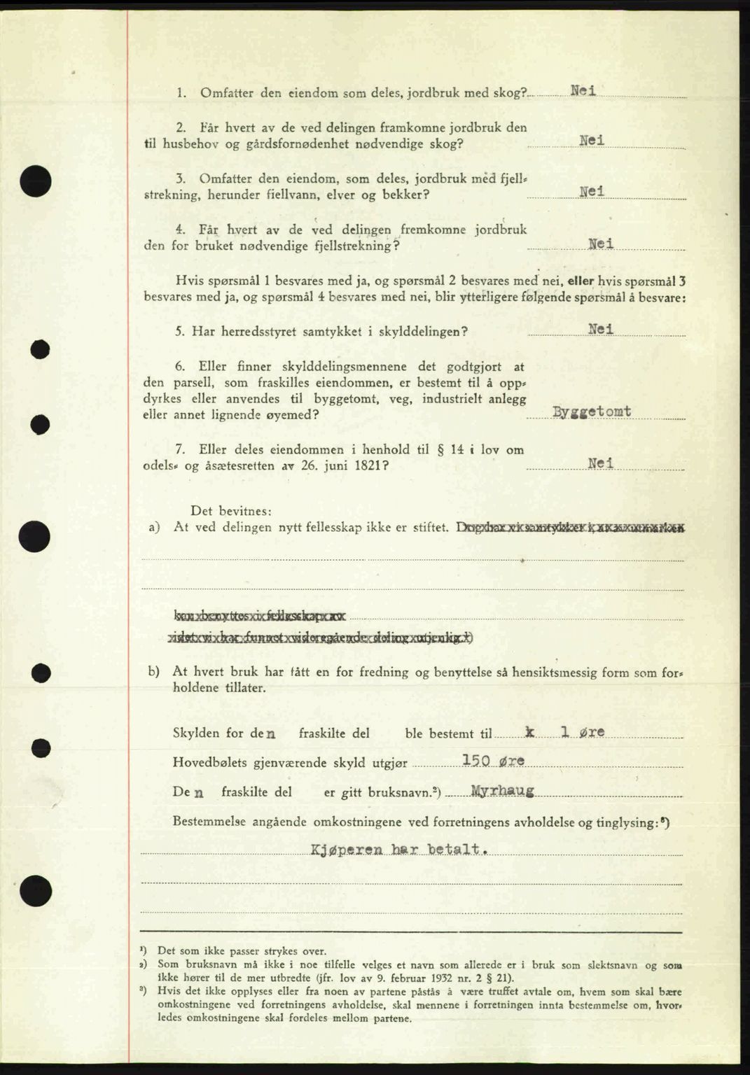 Nordre Sunnmøre sorenskriveri, AV/SAT-A-0006/1/2/2C/2Ca: Mortgage book no. A32, 1949-1949, Diary no: : 2479/1949