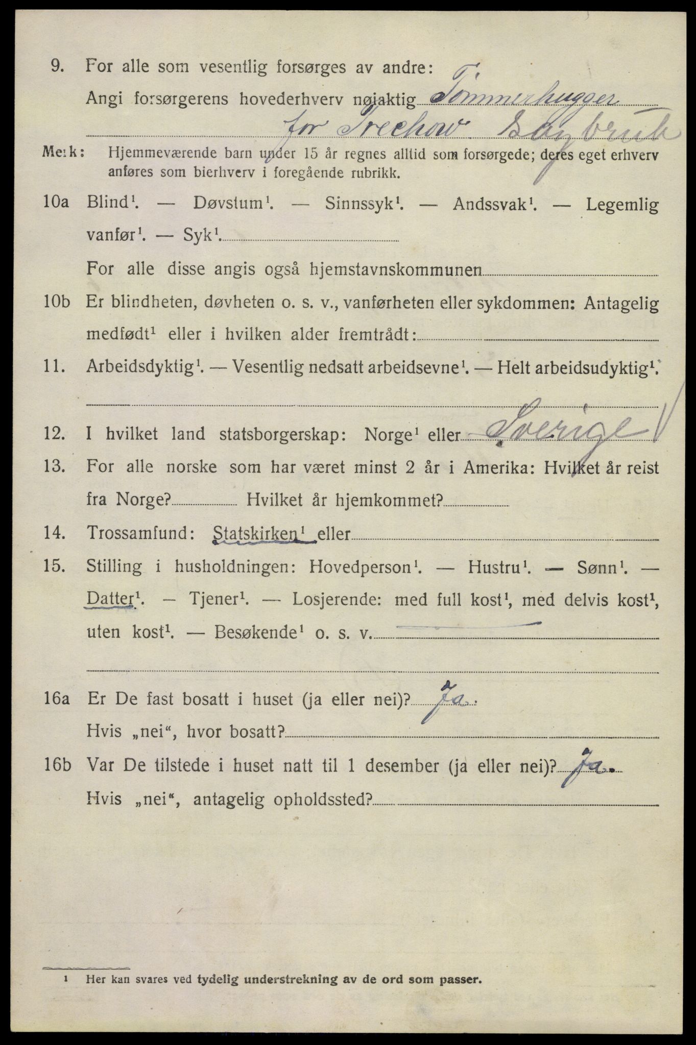 SAKO, 1920 census for Hedrum, 1920, p. 5700