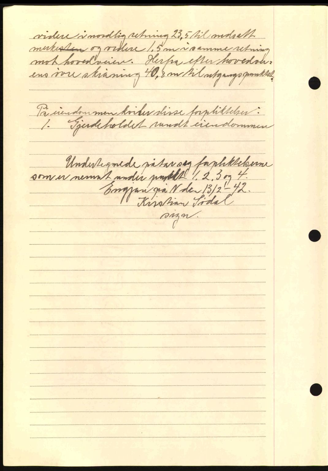 Nordmøre sorenskriveri, AV/SAT-A-4132/1/2/2Ca: Mortgage book no. A93, 1942-1942, Diary no: : 1782/1942