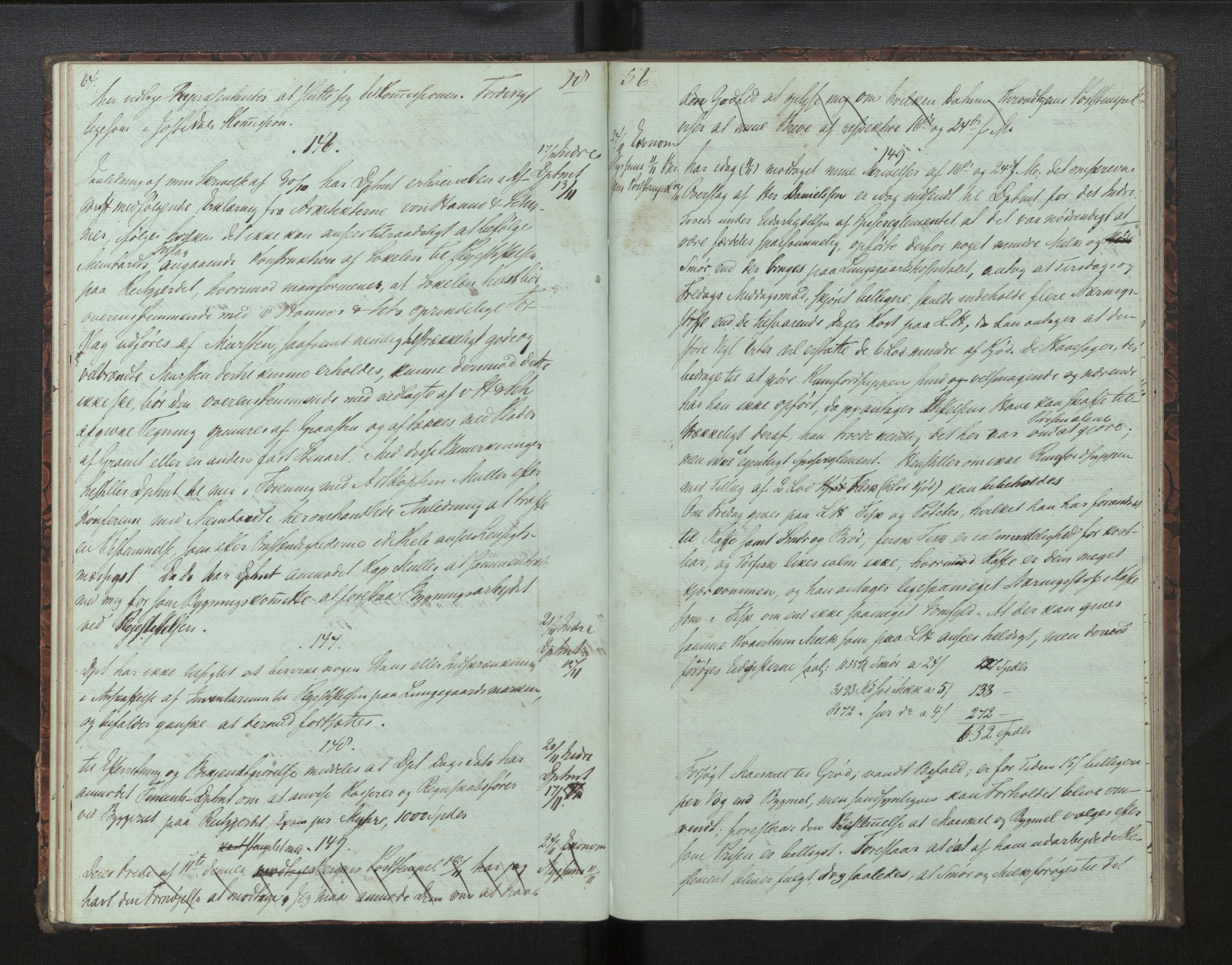 Lepraarkiver - Overlegen for den spedalske sykdom, AV/SAB-A-61001/B.c/L0001: Journal, 1854-1859, p. 64-65