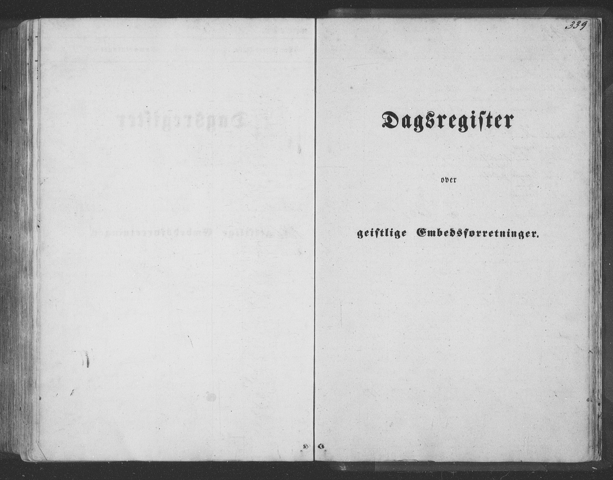 Hosanger sokneprestembete, SAB/A-75801/H/Haa: Parish register (official) no. A 8, 1849-1863, p. 339