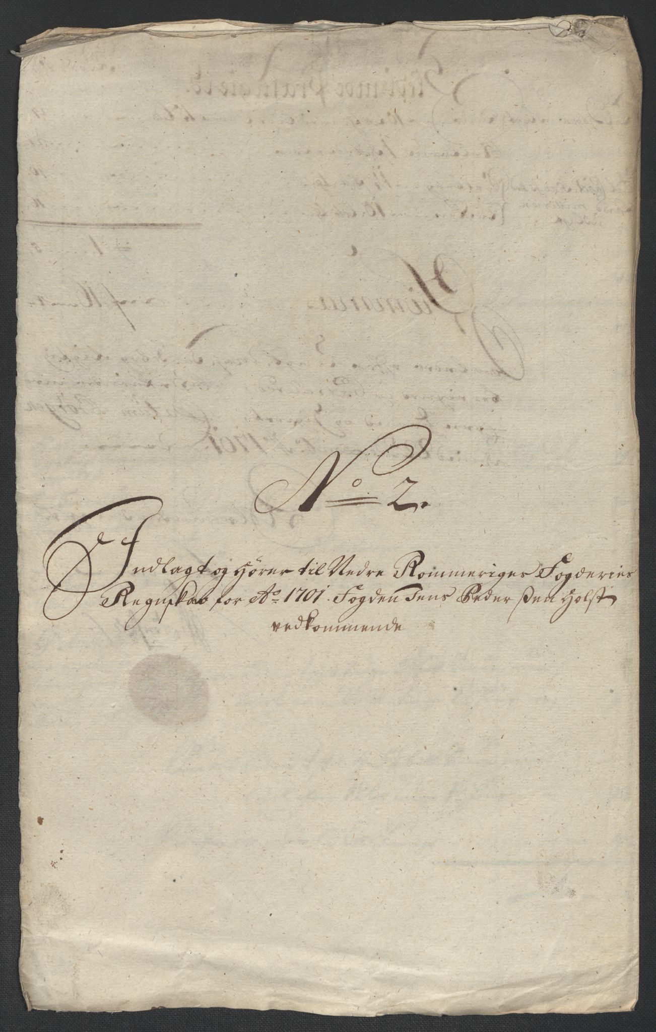 Rentekammeret inntil 1814, Reviderte regnskaper, Fogderegnskap, AV/RA-EA-4092/R11/L0584: Fogderegnskap Nedre Romerike, 1701, p. 32