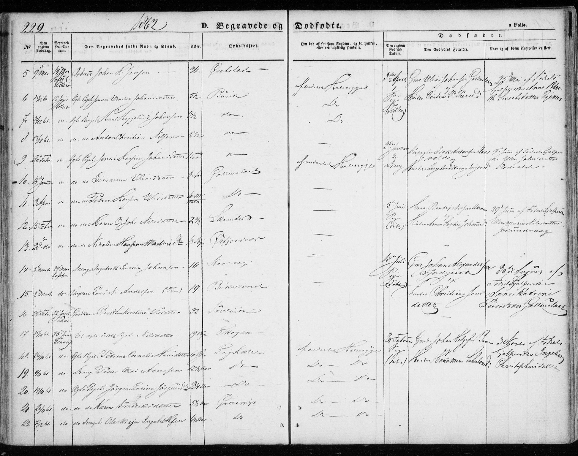 Lenvik sokneprestembete, SATØ/S-1310/H/Ha/Haa/L0007kirke: Parish register (official) no. 7, 1855-1865, p. 229