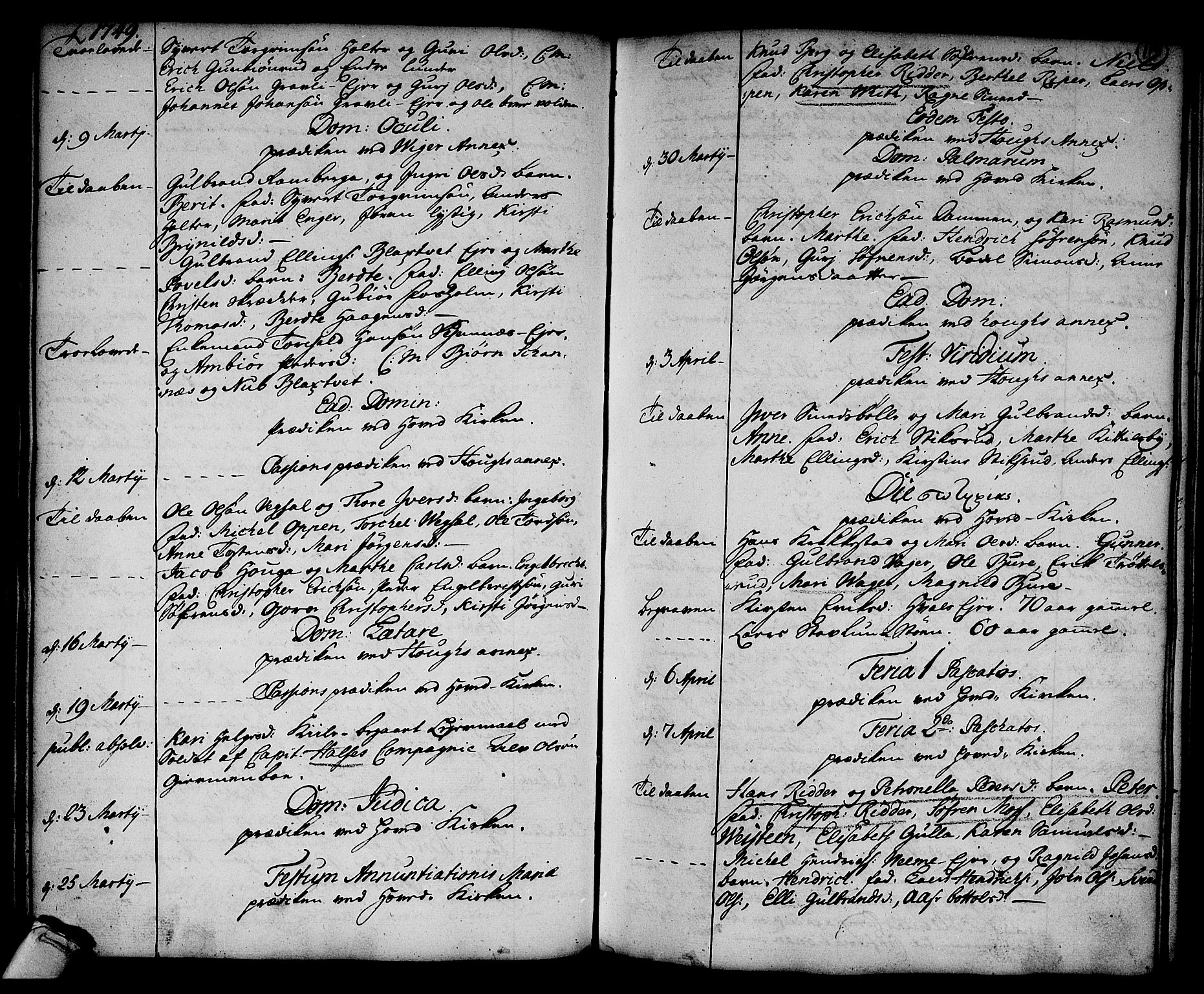 Norderhov kirkebøker, AV/SAKO-A-237/F/Fa/L0003a: Parish register (official) no. 3, 1740-1757, p. 119