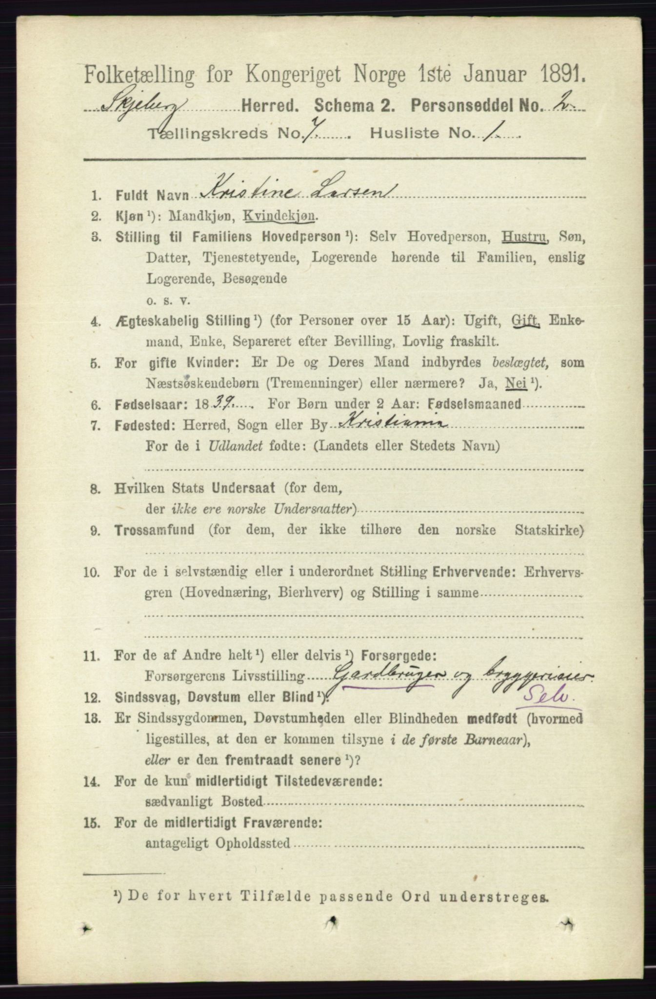 RA, 1891 census for 0115 Skjeberg, 1891, p. 3428