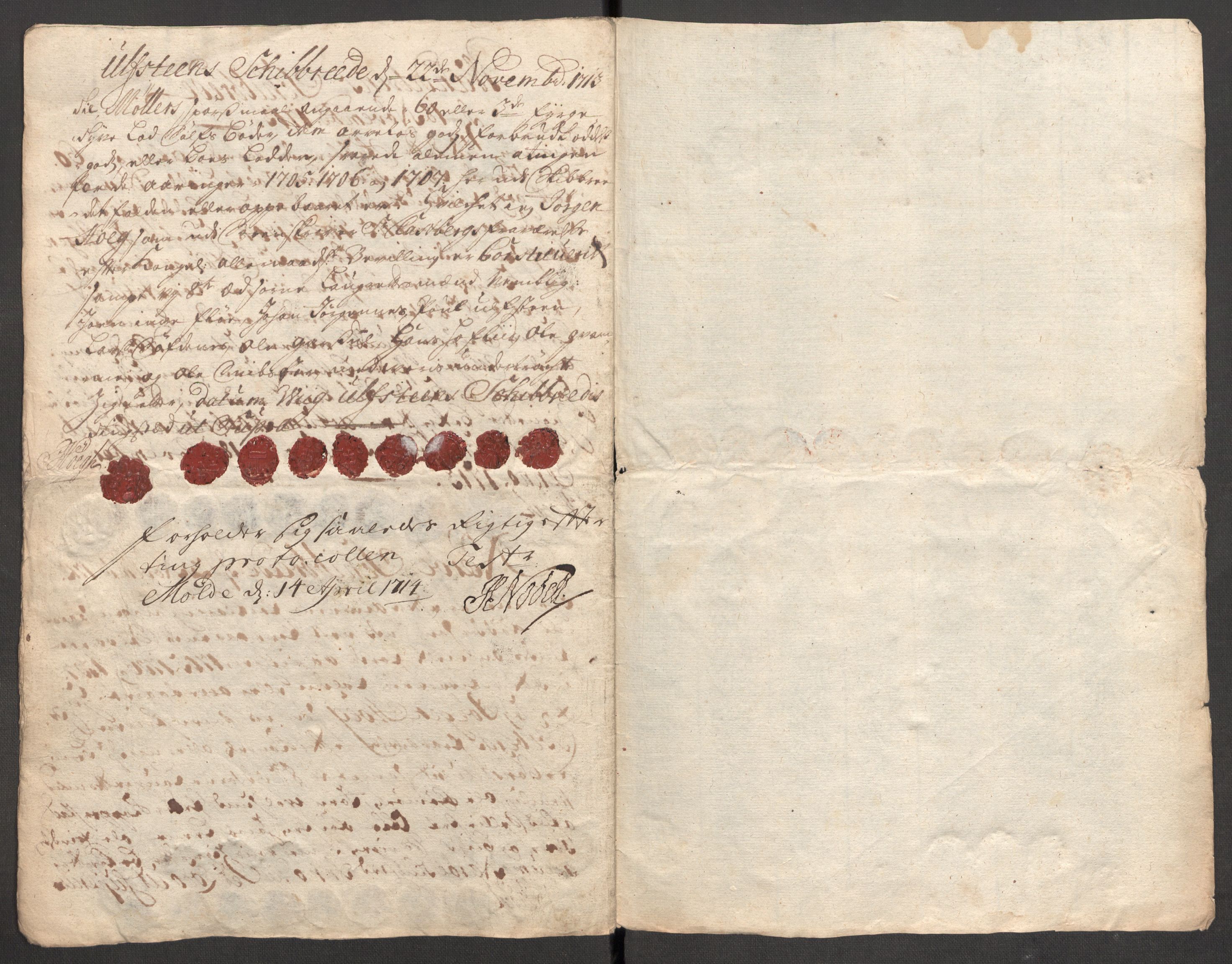 Rentekammeret inntil 1814, Reviderte regnskaper, Fogderegnskap, RA/EA-4092/R54/L3561: Fogderegnskap Sunnmøre, 1706-1707, p. 435