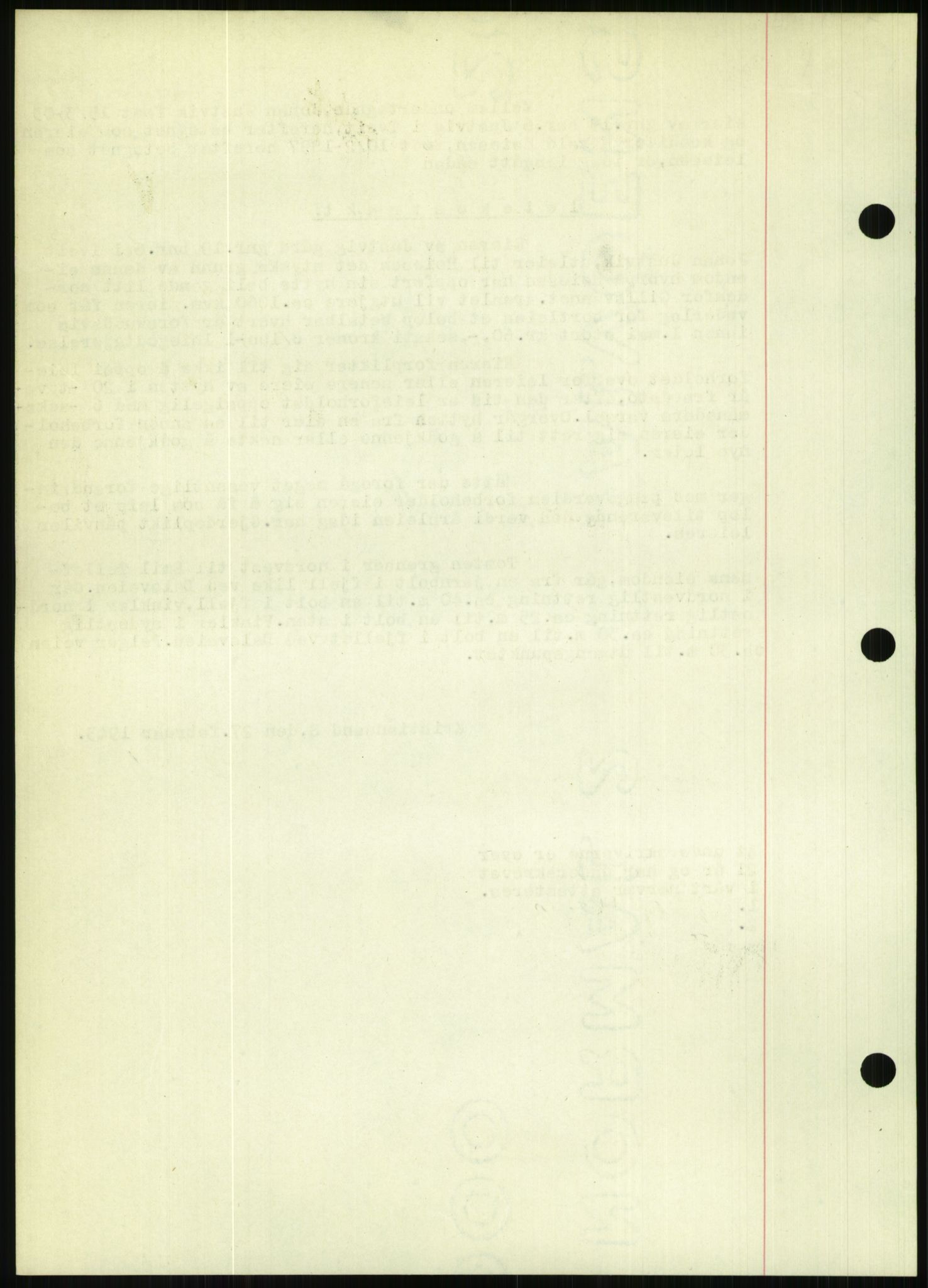 Torridal sorenskriveri, SAK/1221-0012/G/Gb/Gbb/L0009: Mortgage book no. 53b, 1942-1943, Diary no: : 415/1943