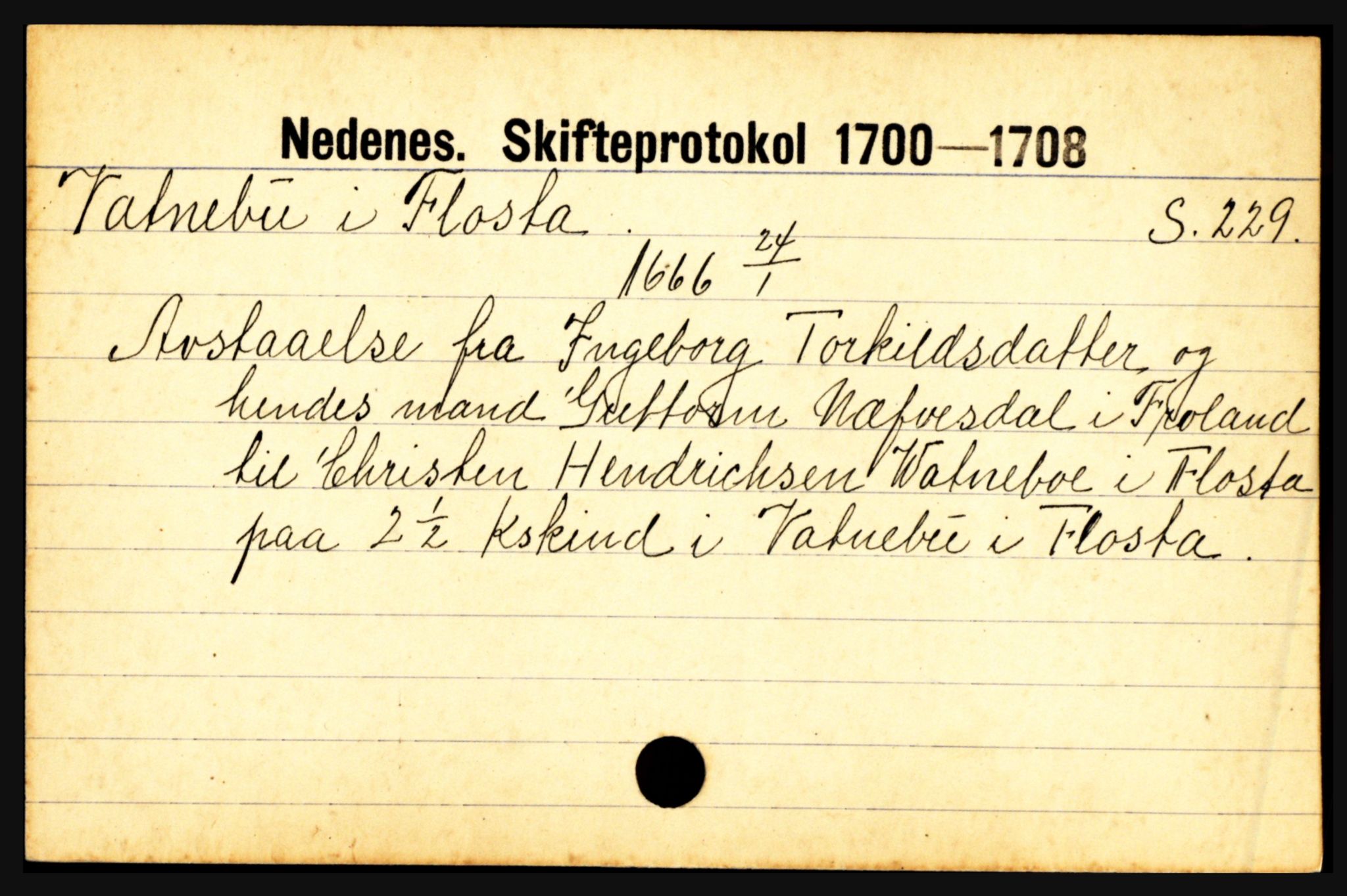 Nedenes sorenskriveri før 1824, AV/SAK-1221-0007/H, p. 32645