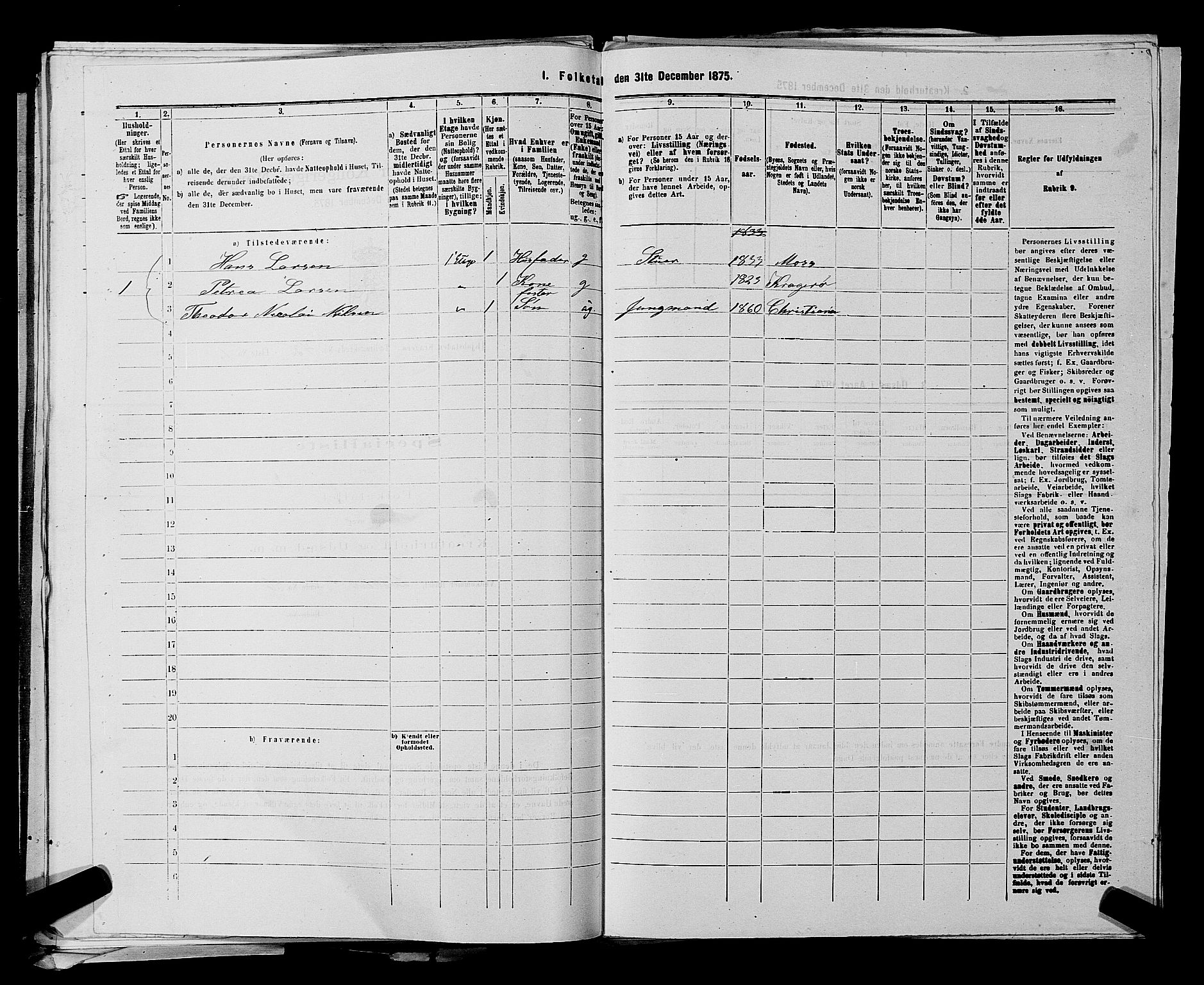 SAKO, 1875 census for 0801P Kragerø, 1875, p. 942