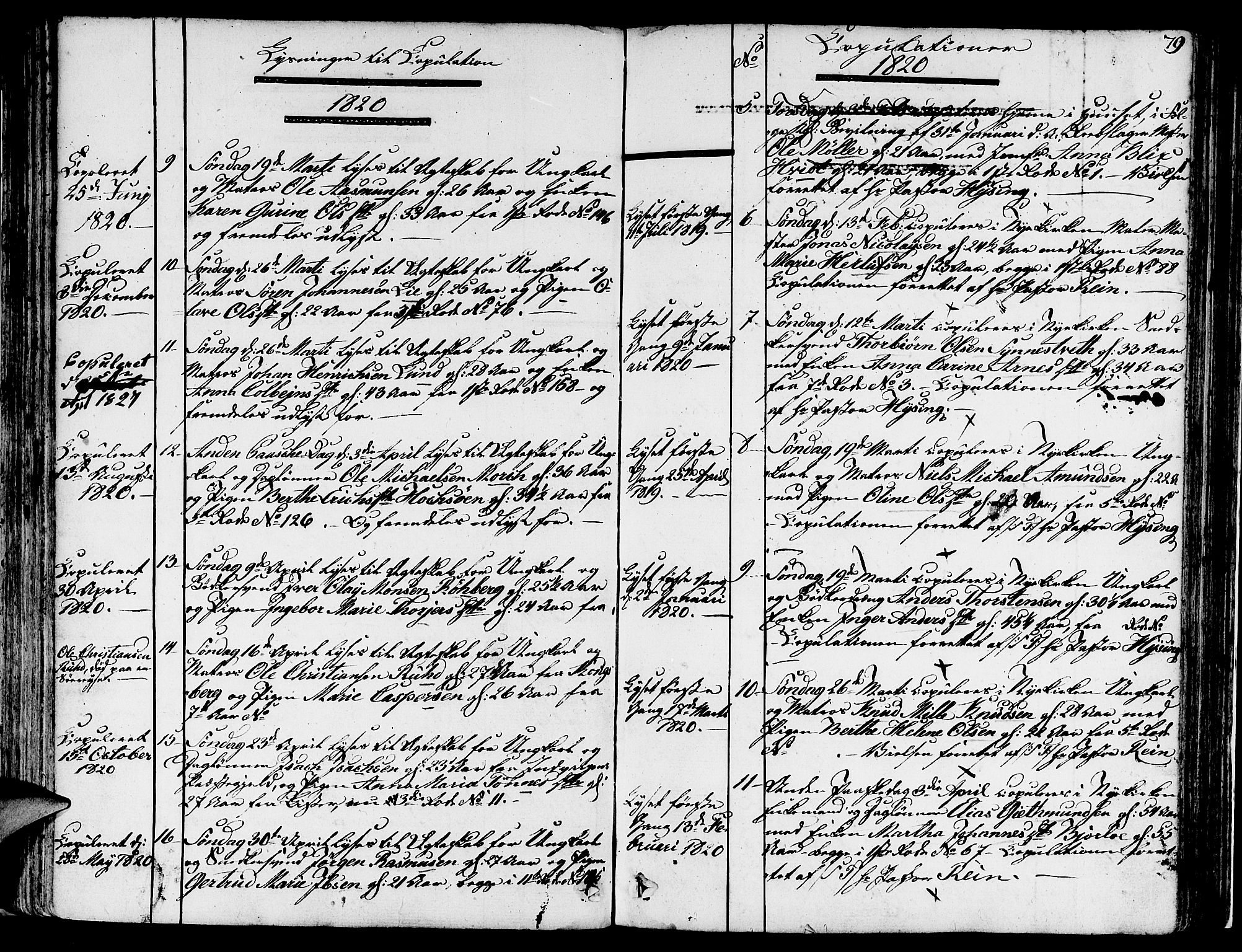 Nykirken Sokneprestembete, AV/SAB-A-77101/H/Hab: Parish register (copy) no. A 2, 1782-1847, p. 79