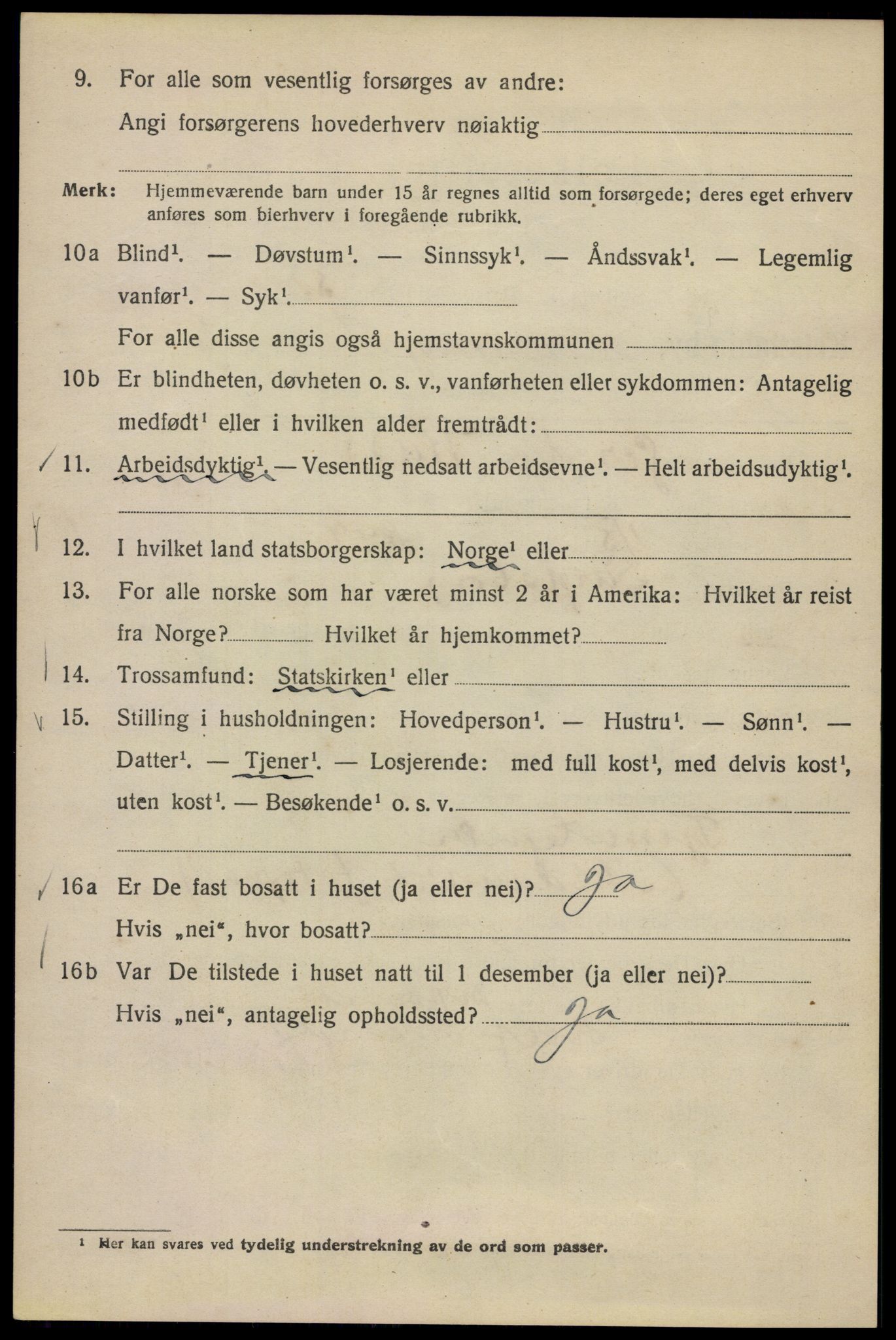 SAO, 1920 census for Kristiania, 1920, p. 225336