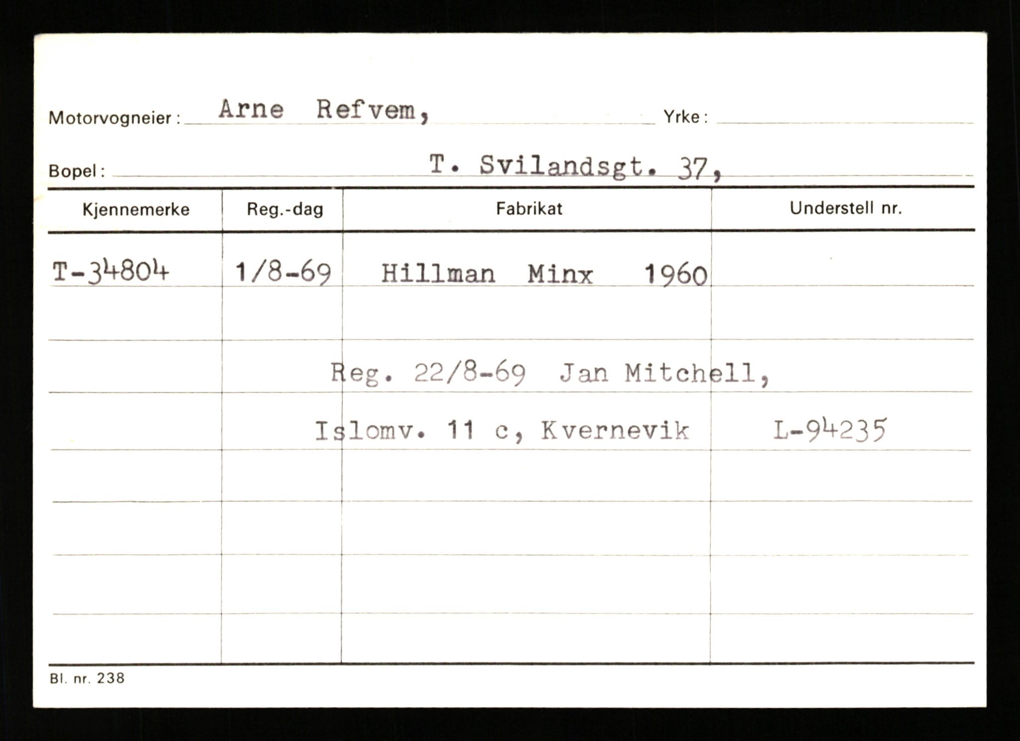 Stavanger trafikkstasjon, SAST/A-101942/0/G/L0006: Registreringsnummer: 34250 - 49007, 1930-1971, p. 165