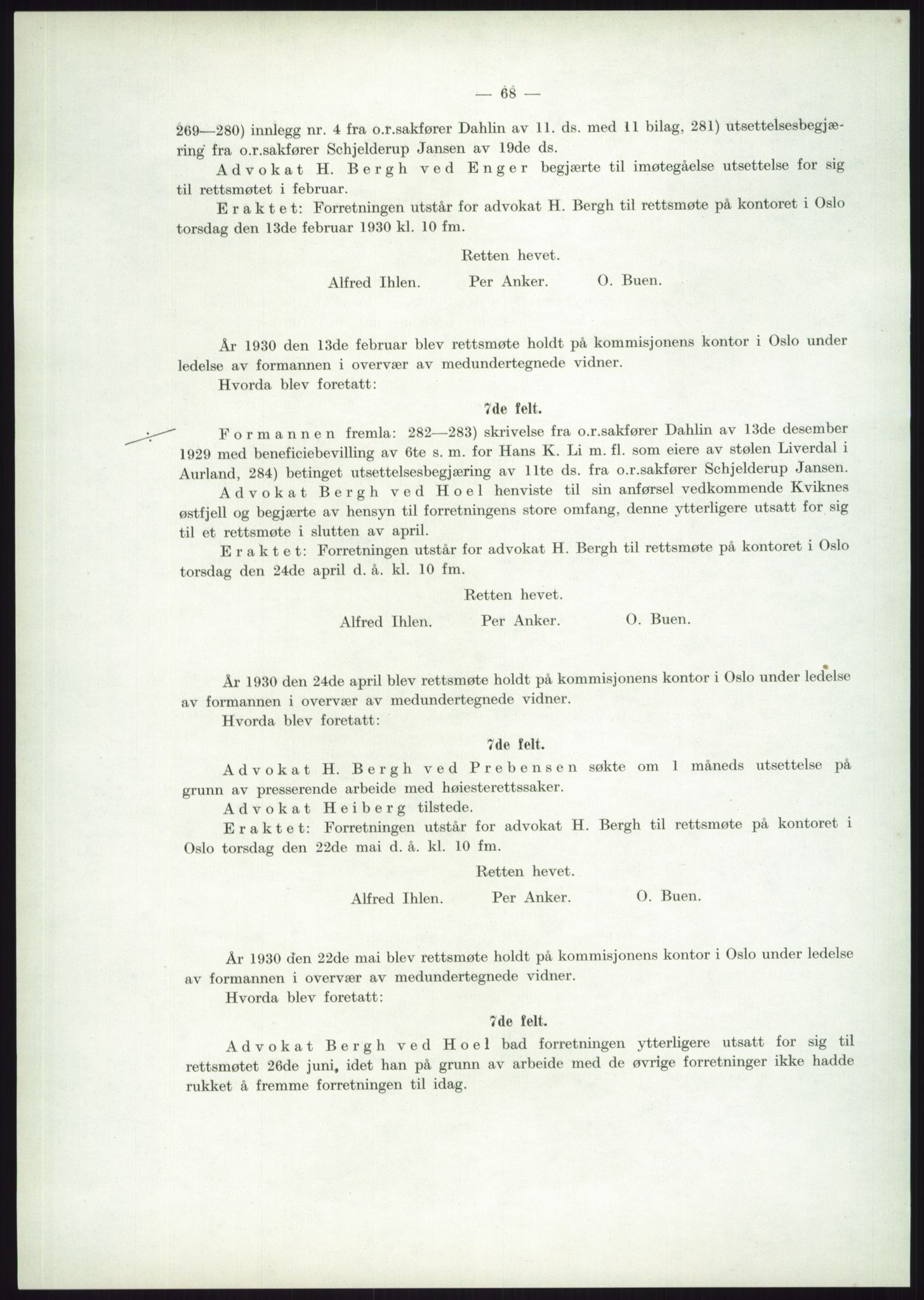 Høyfjellskommisjonen, AV/RA-S-1546/X/Xa/L0001: Nr. 1-33, 1909-1953, p. 3065