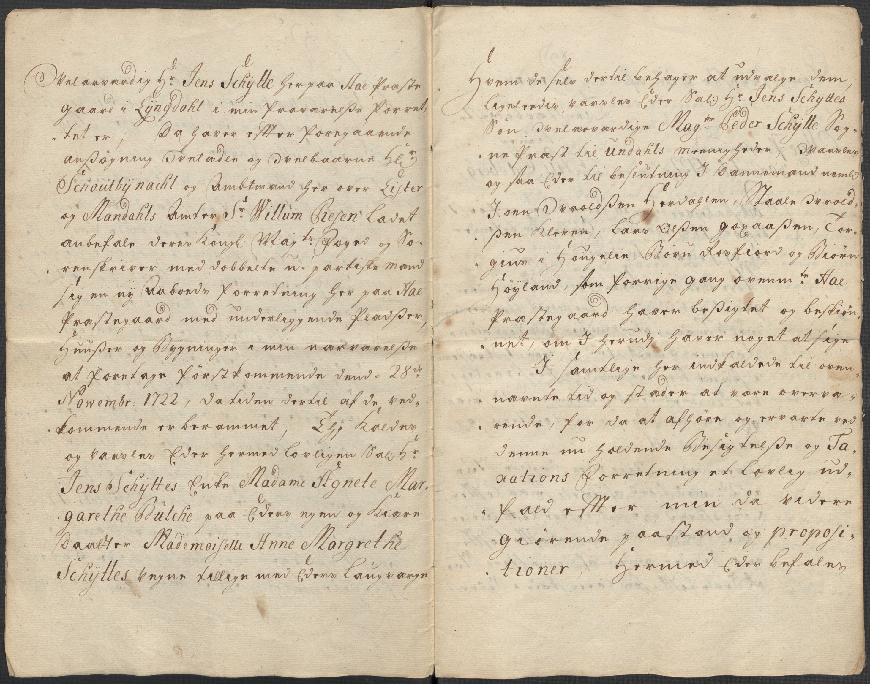 Riksarkivets diplomsamling, AV/RA-EA-5965/F15/L0032: Prestearkiv Vest-Agder, 1652-1741, p. 146