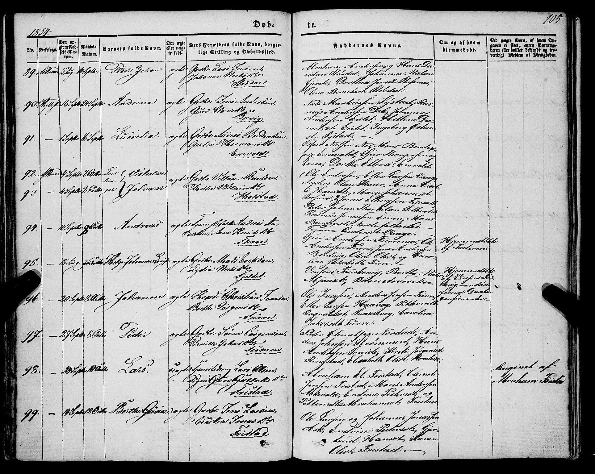 Askvoll sokneprestembete, SAB/A-79501/H/Haa/Haaa/L0011/0001: Parish register (official) no. A 11 I, 1845-1864, p. 106