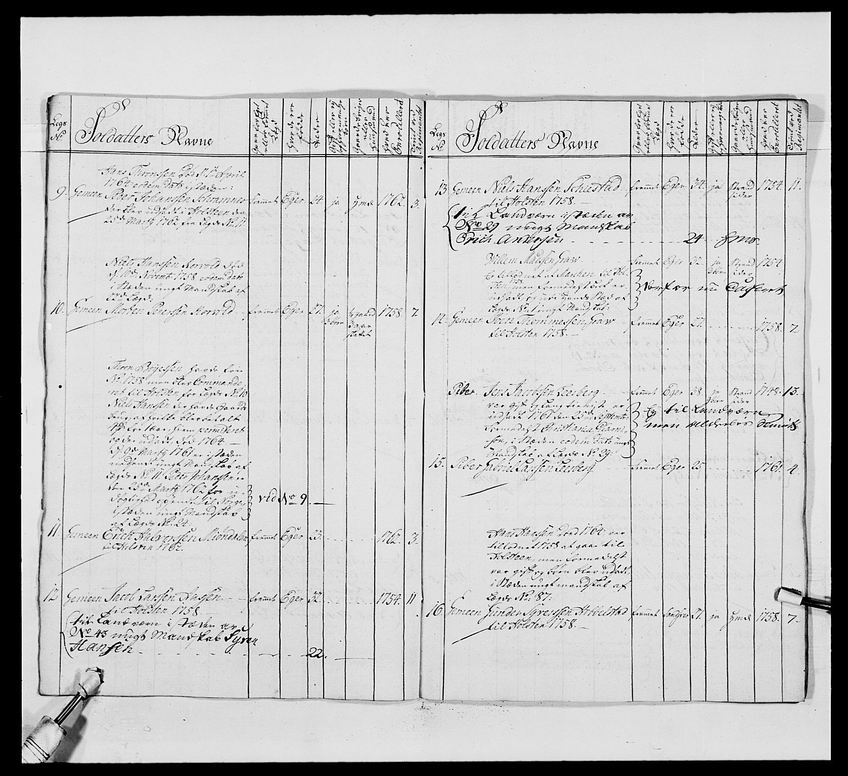 Kommanderende general (KG I) med Det norske krigsdirektorium, AV/RA-EA-5419/E/Ea/L0488: 1. Akershusiske regiment, 1765, p. 553