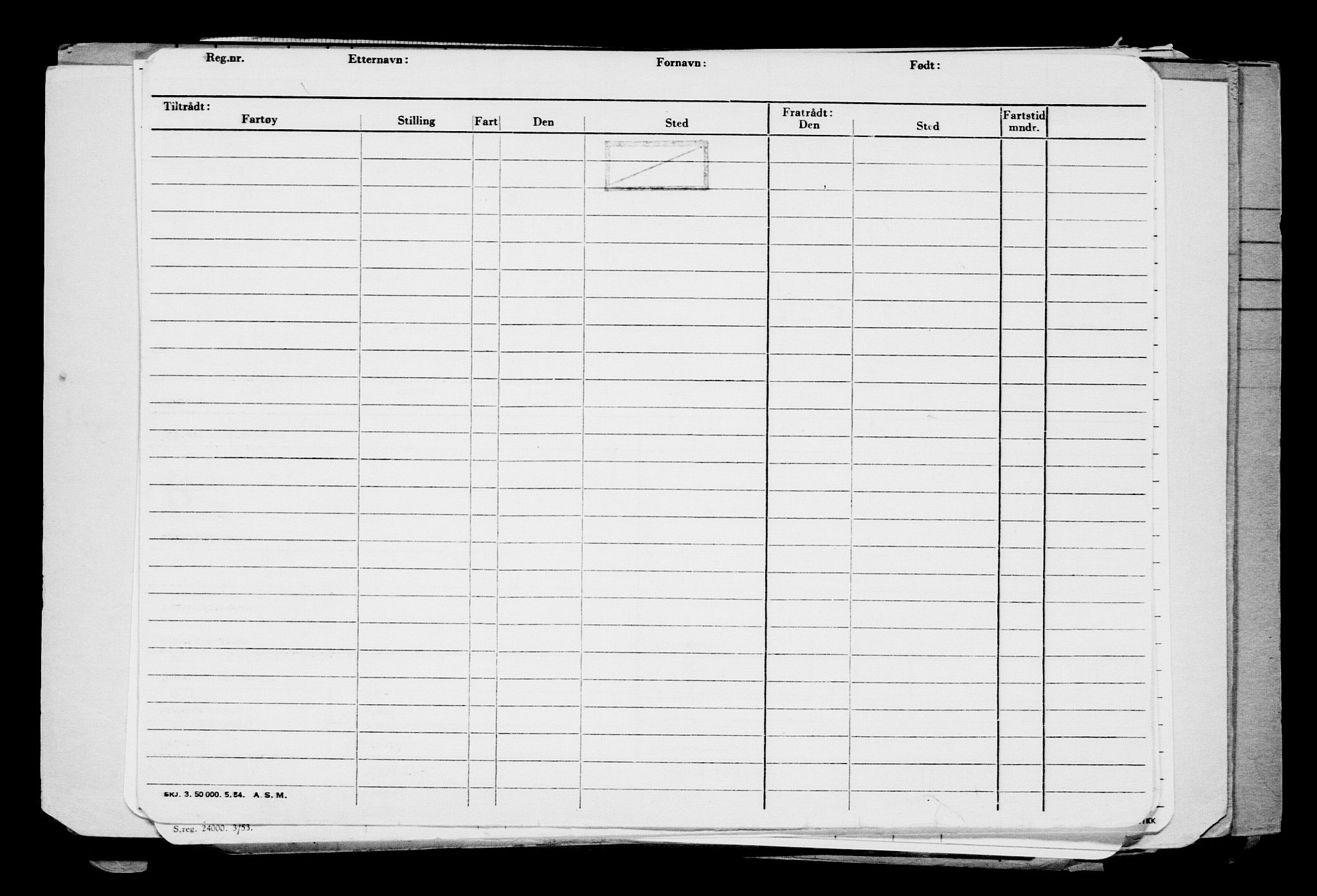 Direktoratet for sjømenn, AV/RA-S-3545/G/Gb/L0093: Hovedkort, 1910-1911, p. 100