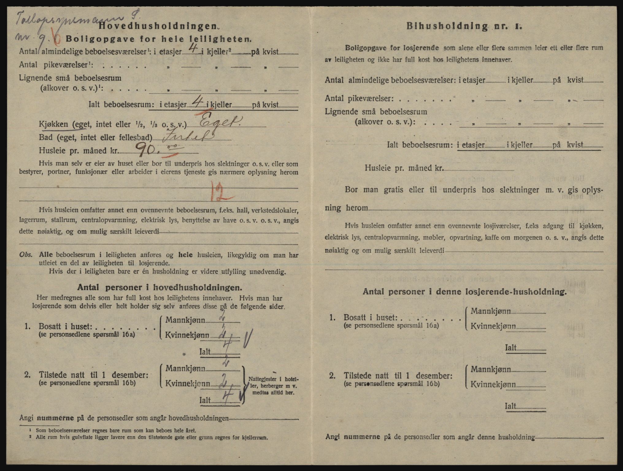 SATØ, 1920 census for Tromsø, 1920, p. 4340