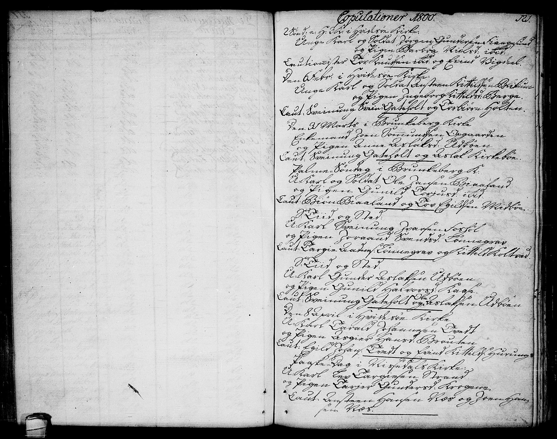 Kviteseid kirkebøker, SAKO/A-276/F/Fa/L0004: Parish register (official) no. I 4, 1800-1814, p. 121
