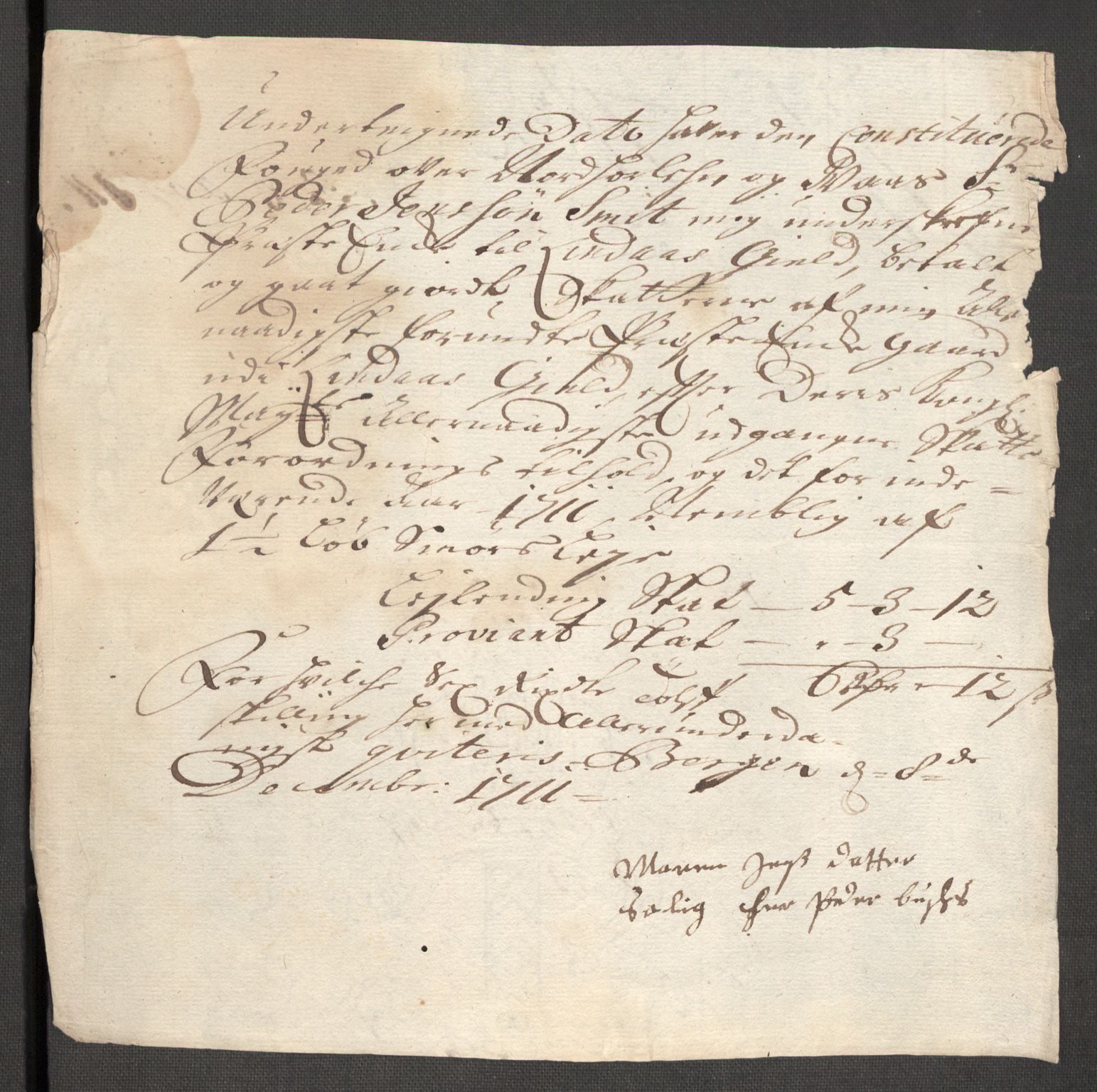 Rentekammeret inntil 1814, Reviderte regnskaper, Fogderegnskap, AV/RA-EA-4092/R51/L3192: Fogderegnskap Nordhordland og Voss, 1711, p. 346