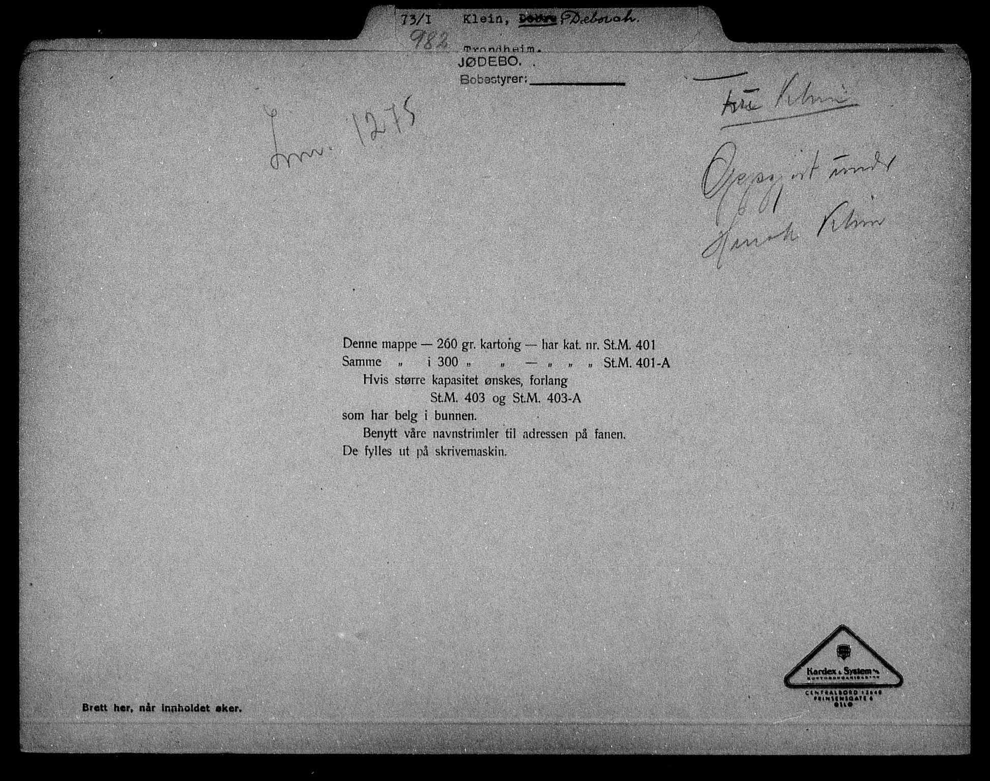 Justisdepartementet, Tilbakeføringskontoret for inndratte formuer, AV/RA-S-1564/H/Hc/Hca/L0900: --, 1945-1947, p. 364