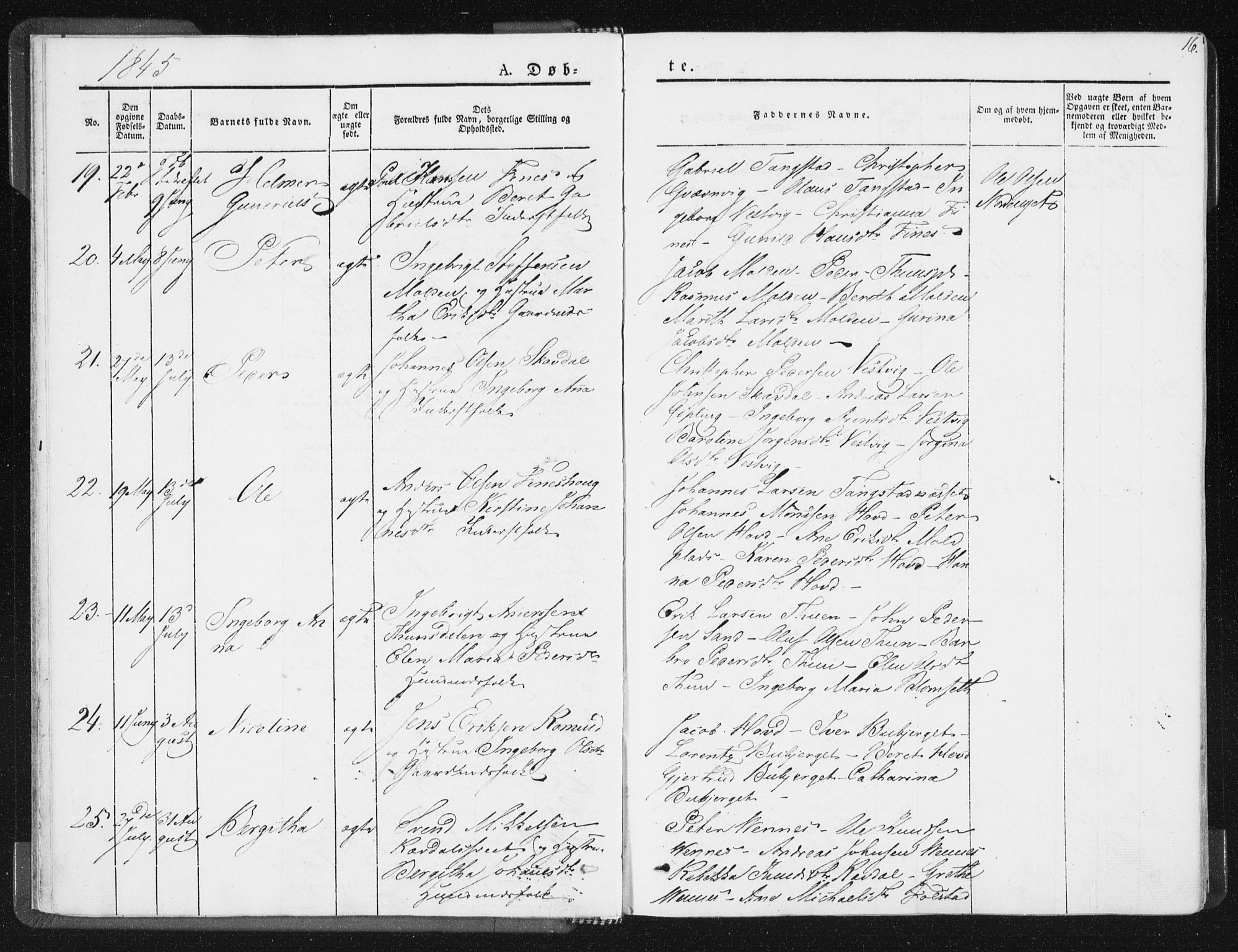 Ministerialprotokoller, klokkerbøker og fødselsregistre - Nord-Trøndelag, AV/SAT-A-1458/744/L0418: Parish register (official) no. 744A02, 1843-1866, p. 16
