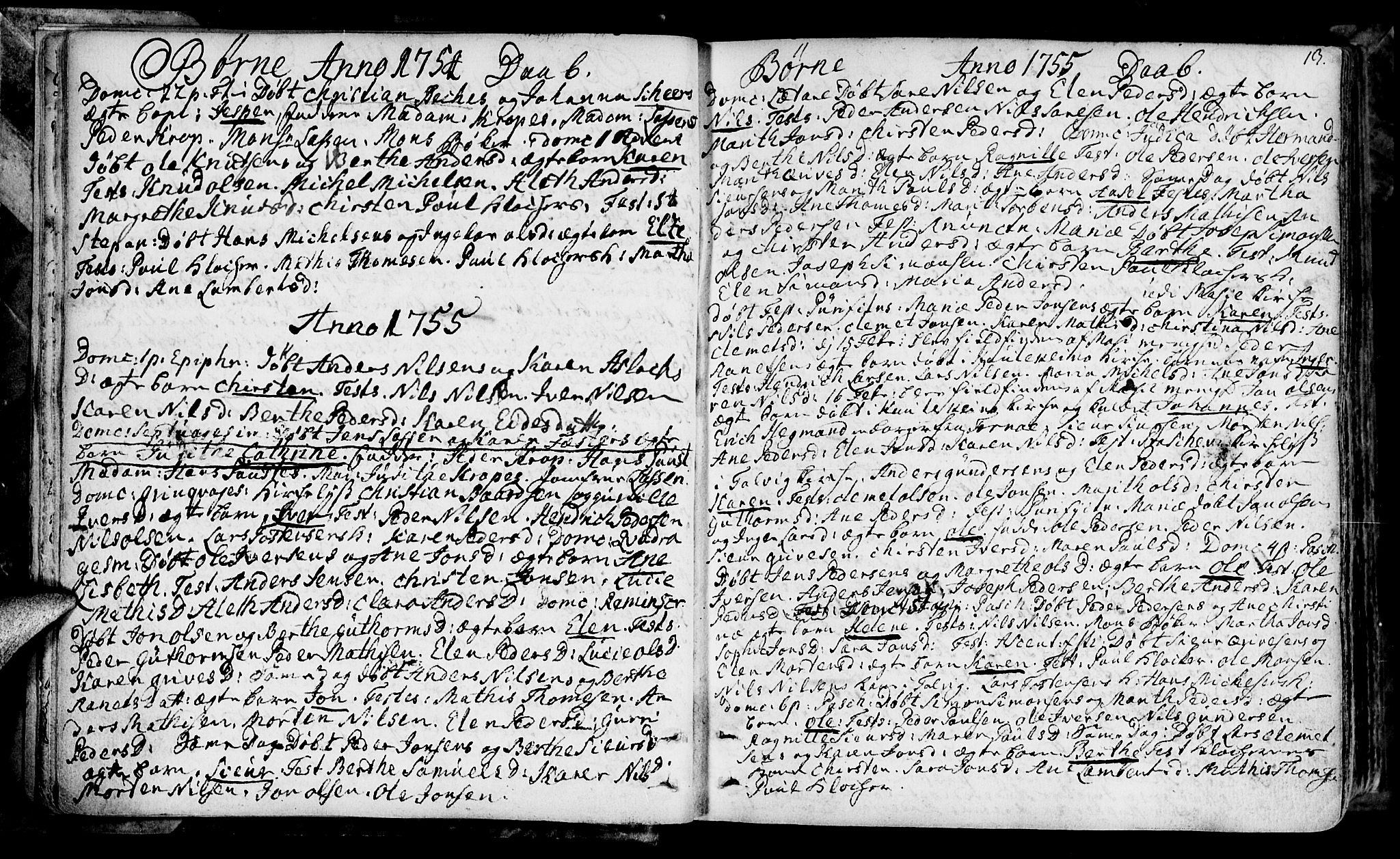 Talvik sokneprestkontor, SATØ/S-1337/H/Ha/L0004kirke: Parish register (official) no. 4, 1752-1772, p. 13