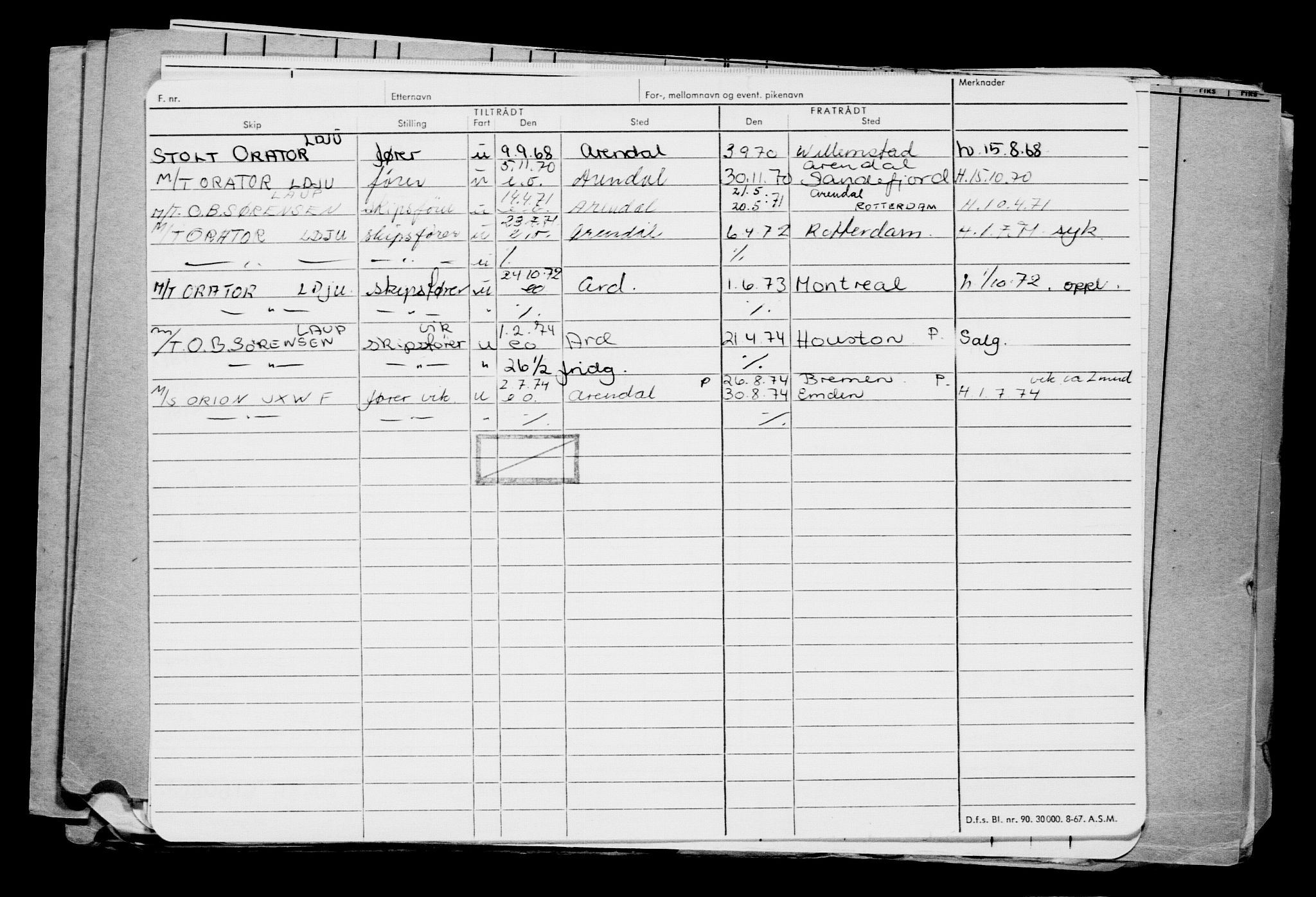 Direktoratet for sjømenn, AV/RA-S-3545/G/Gb/L0115: Hovedkort, 1913, p. 298