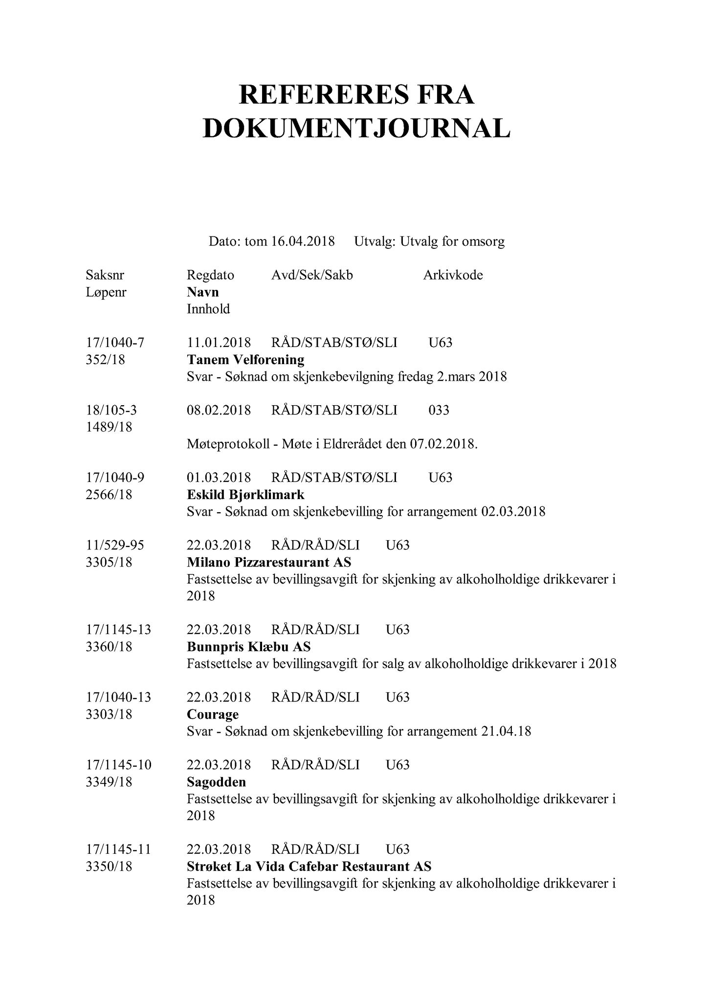 Klæbu Kommune, TRKO/KK/05-UOm/L009: Utvalg for omsorg - Møtedokumenter, 2018, p. 113