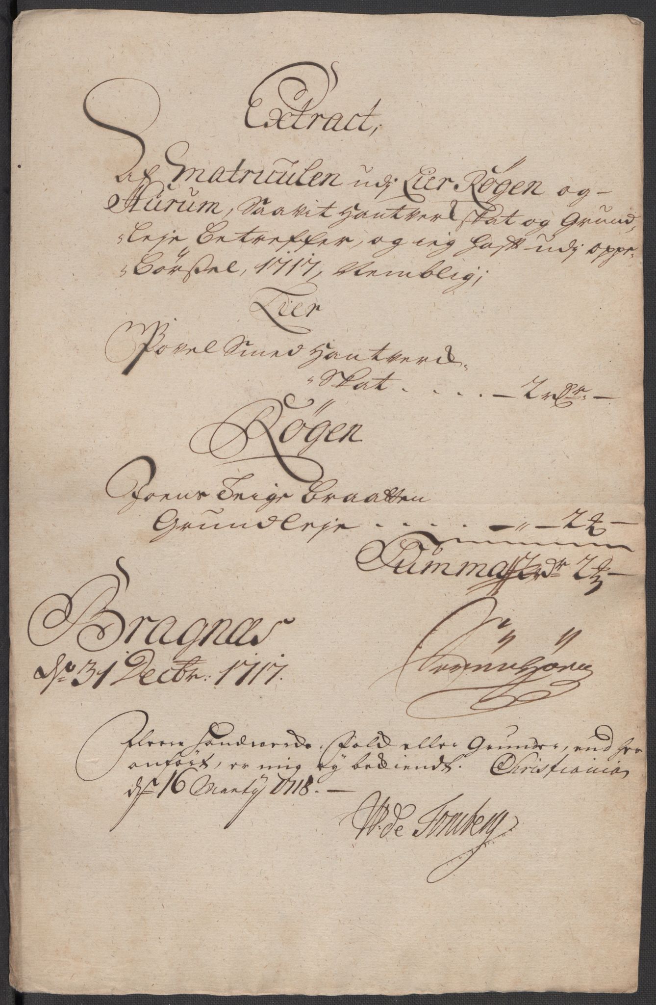 Rentekammeret inntil 1814, Reviderte regnskaper, Fogderegnskap, AV/RA-EA-4092/R31/L1711: Fogderegnskap Hurum, Røyken, Eiker, Lier og Buskerud, 1717, p. 177