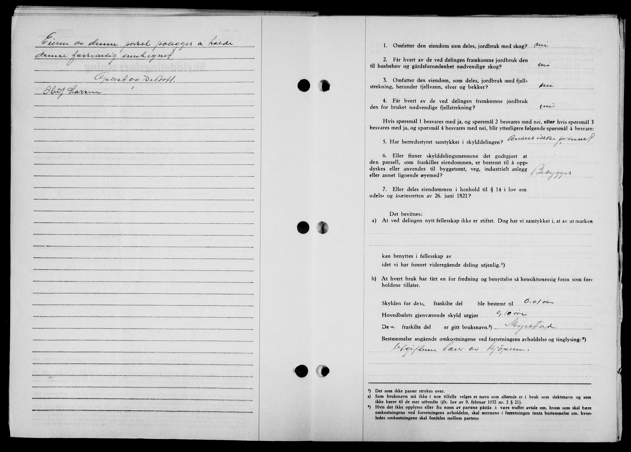 Lofoten sorenskriveri, SAT/A-0017/1/2/2C/L0021a: Mortgage book no. 21a, 1949-1949, Diary no: : 1712/1949