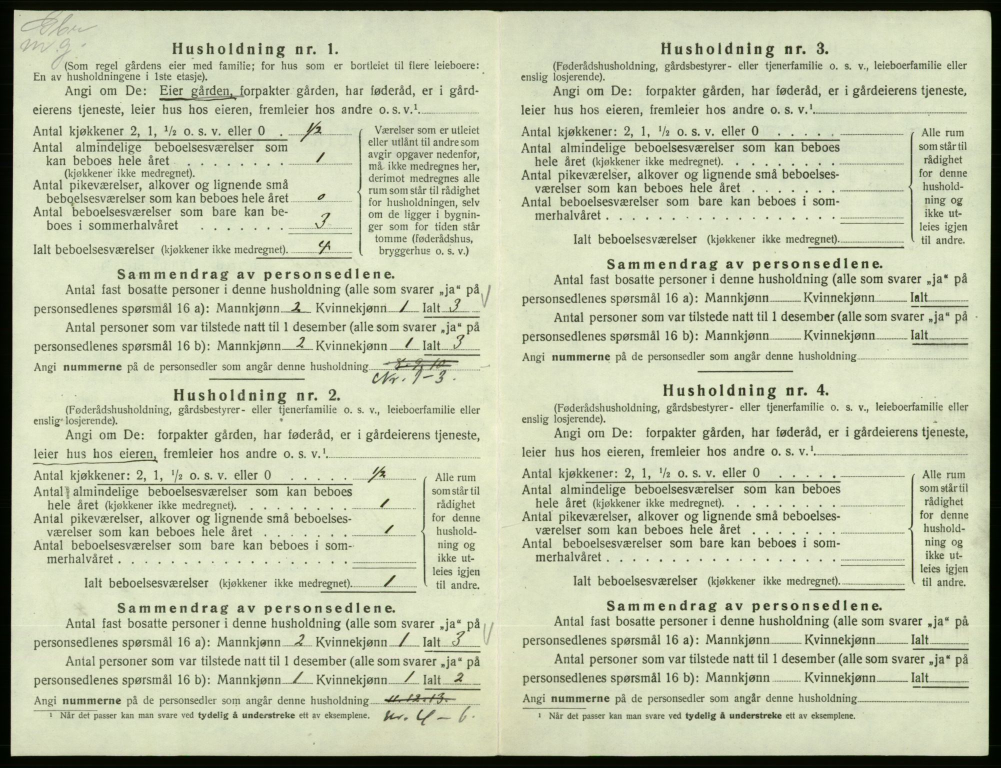 SAB, 1920 census for Vikebygd, 1920, p. 370