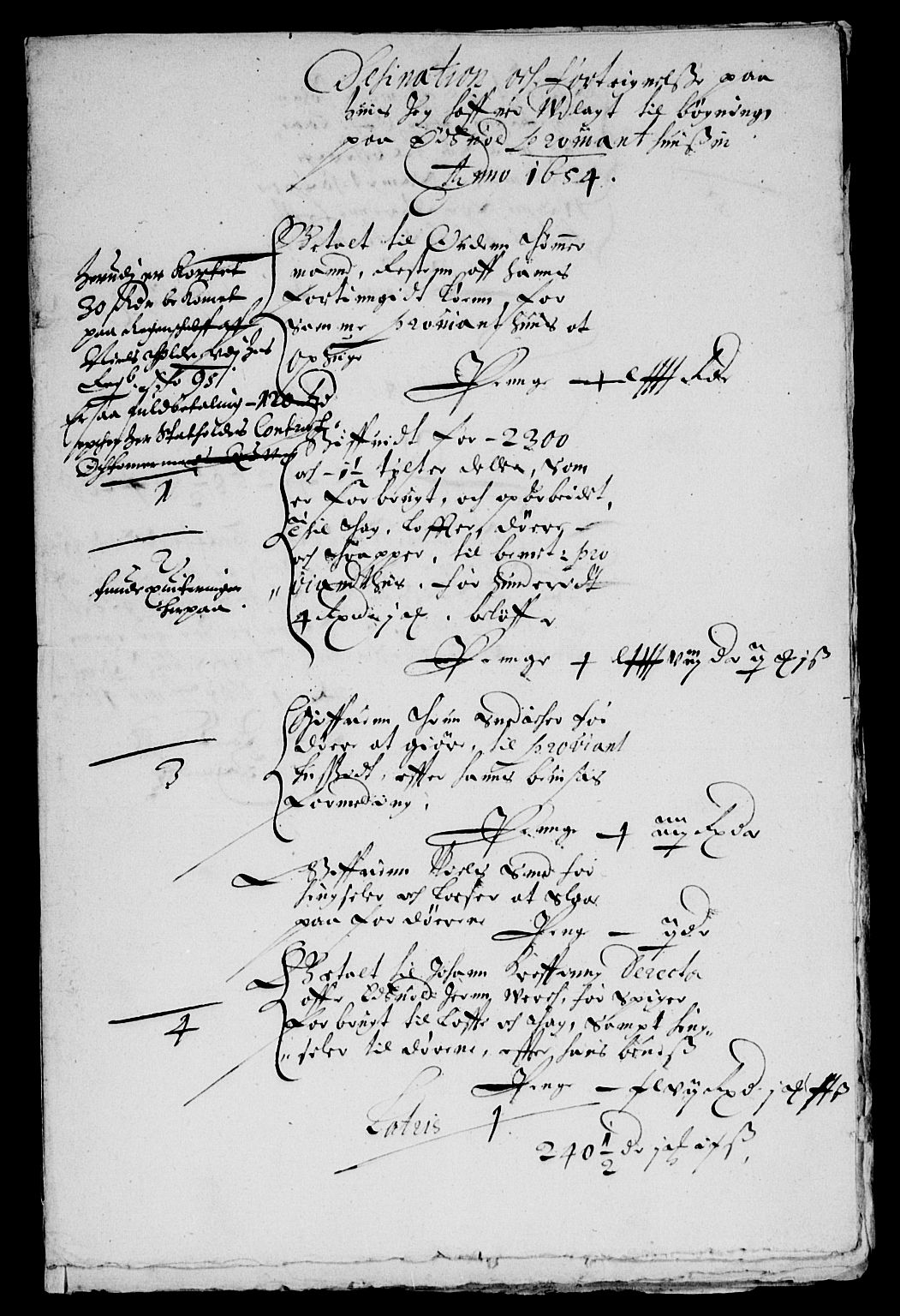 Rentekammeret inntil 1814, Reviderte regnskaper, Lensregnskaper, AV/RA-EA-5023/R/Rb/Rba/L0232: Akershus len, 1652-1656