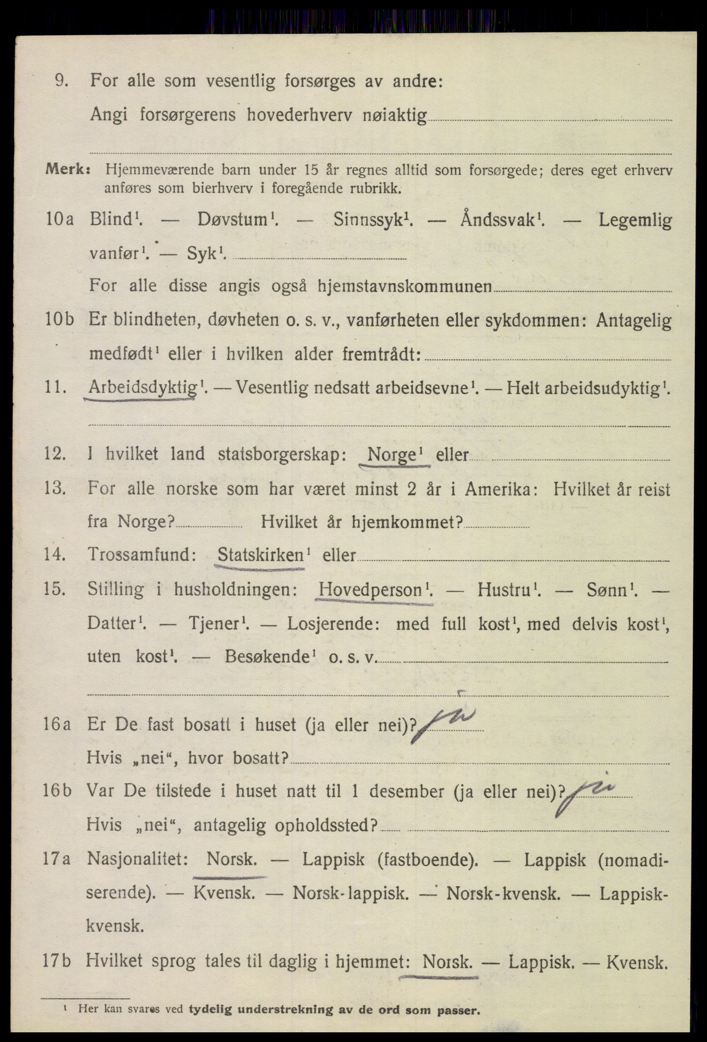 SAT, 1920 census for Stjørdal, 1920, p. 1287