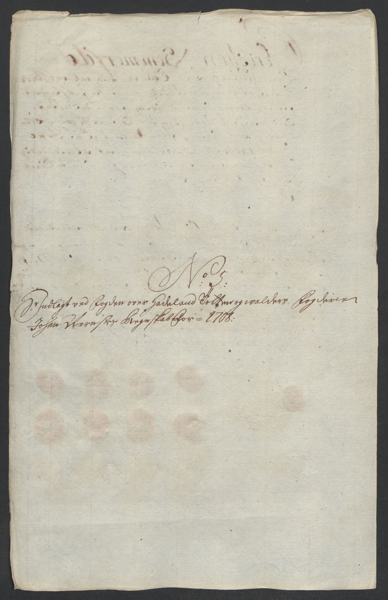 Rentekammeret inntil 1814, Reviderte regnskaper, Fogderegnskap, AV/RA-EA-4092/R18/L1305: Fogderegnskap Hadeland, Toten og Valdres, 1707-1708, p. 434