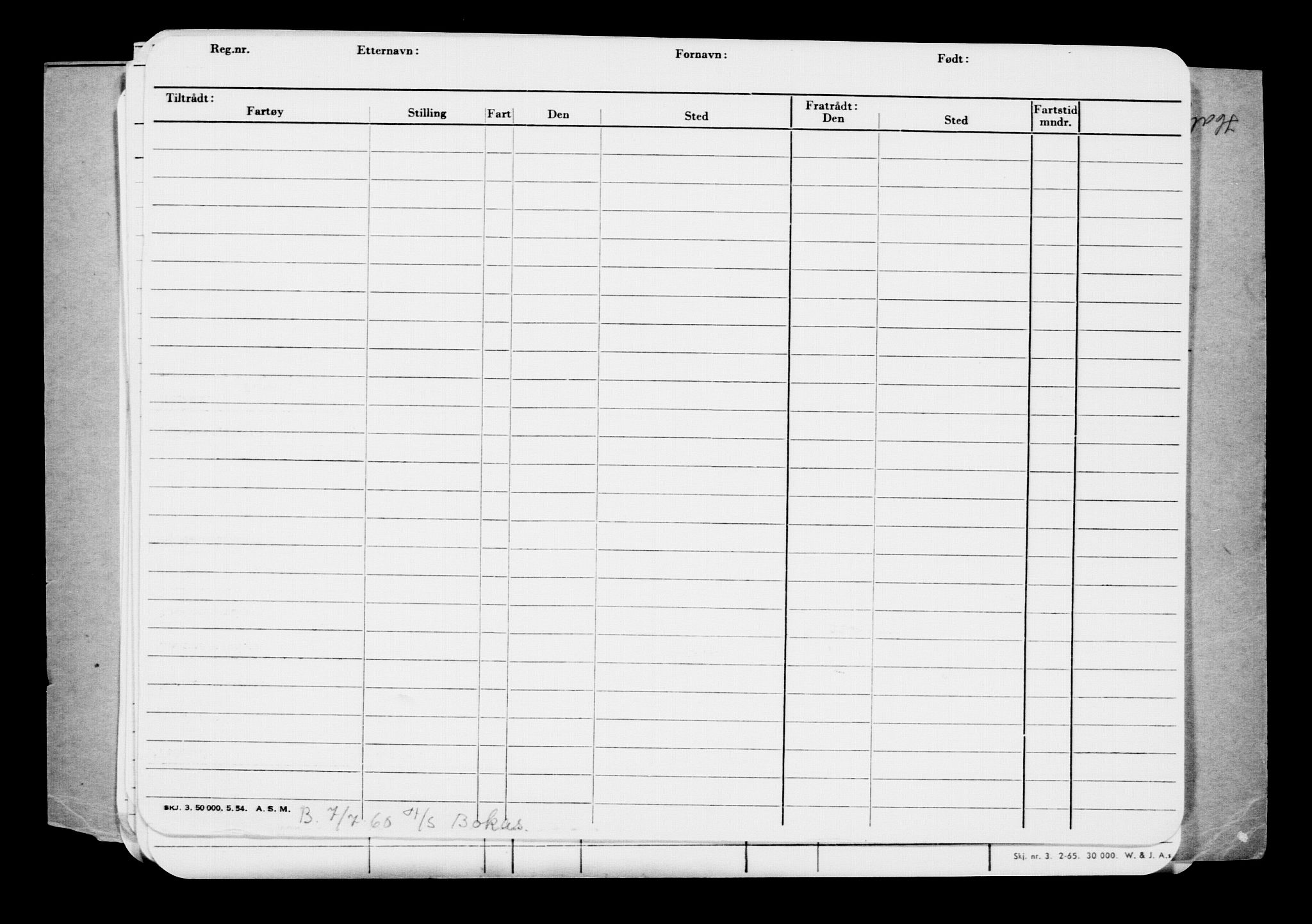 Direktoratet for sjømenn, AV/RA-S-3545/G/Gb/L0075: Hovedkort, 1908, p. 23