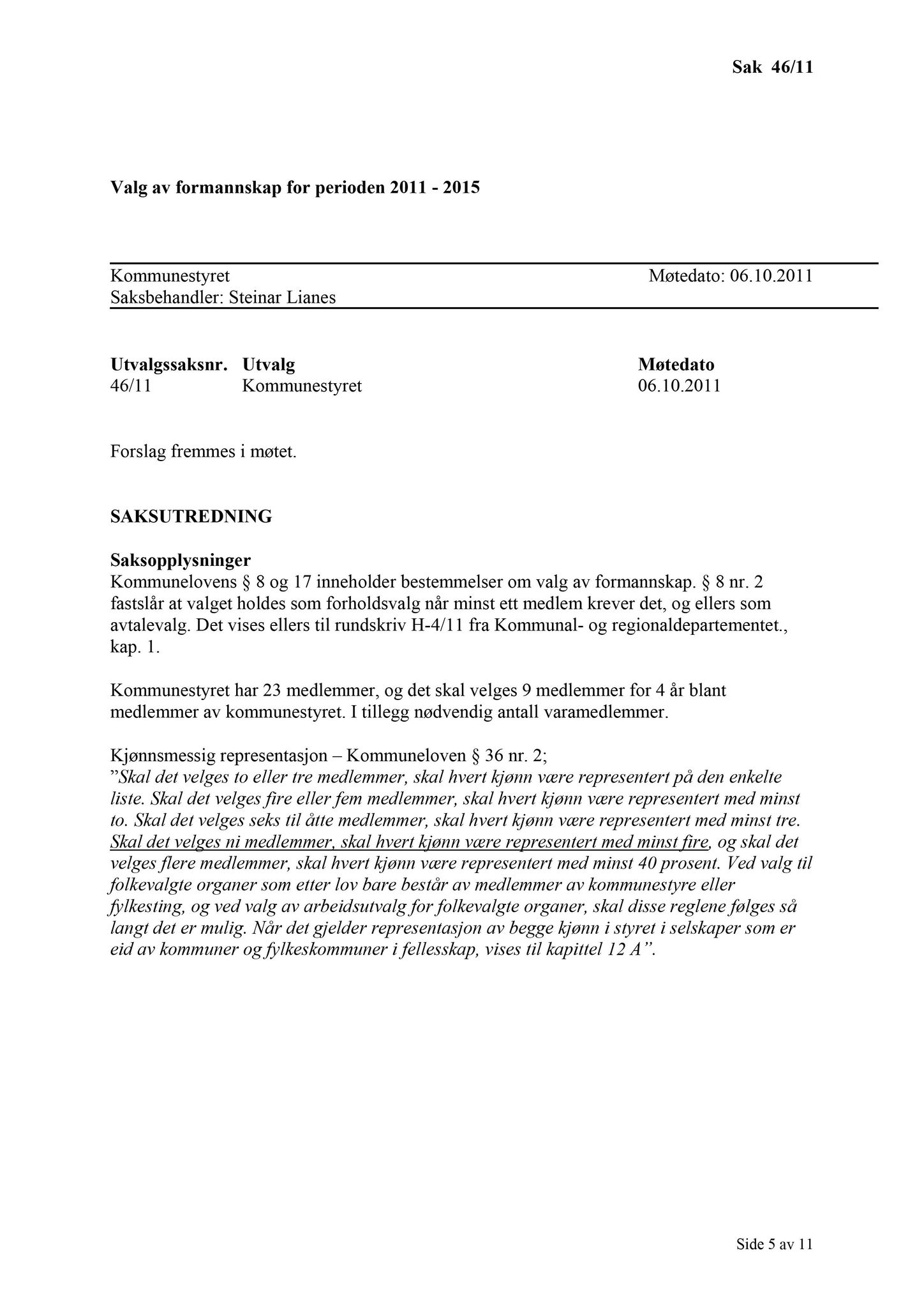 Klæbu Kommune, TRKO/KK/01-KS/L004: Kommunestyret - Møtedokumenter, 2011, p. 1892