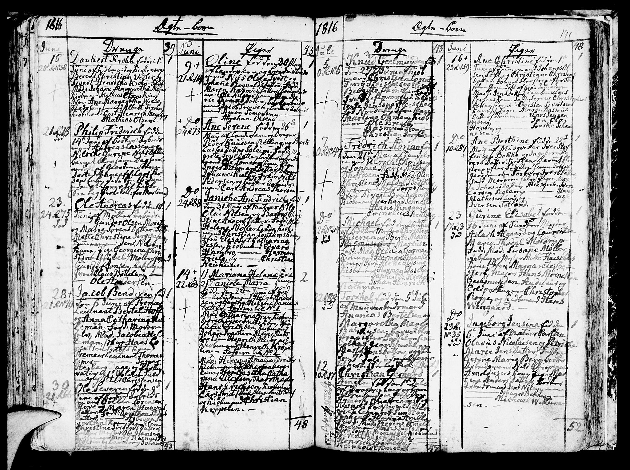 Korskirken sokneprestembete, AV/SAB-A-76101/H/Haa/L0006: Parish register (official) no. A 6, 1790-1820, p. 191